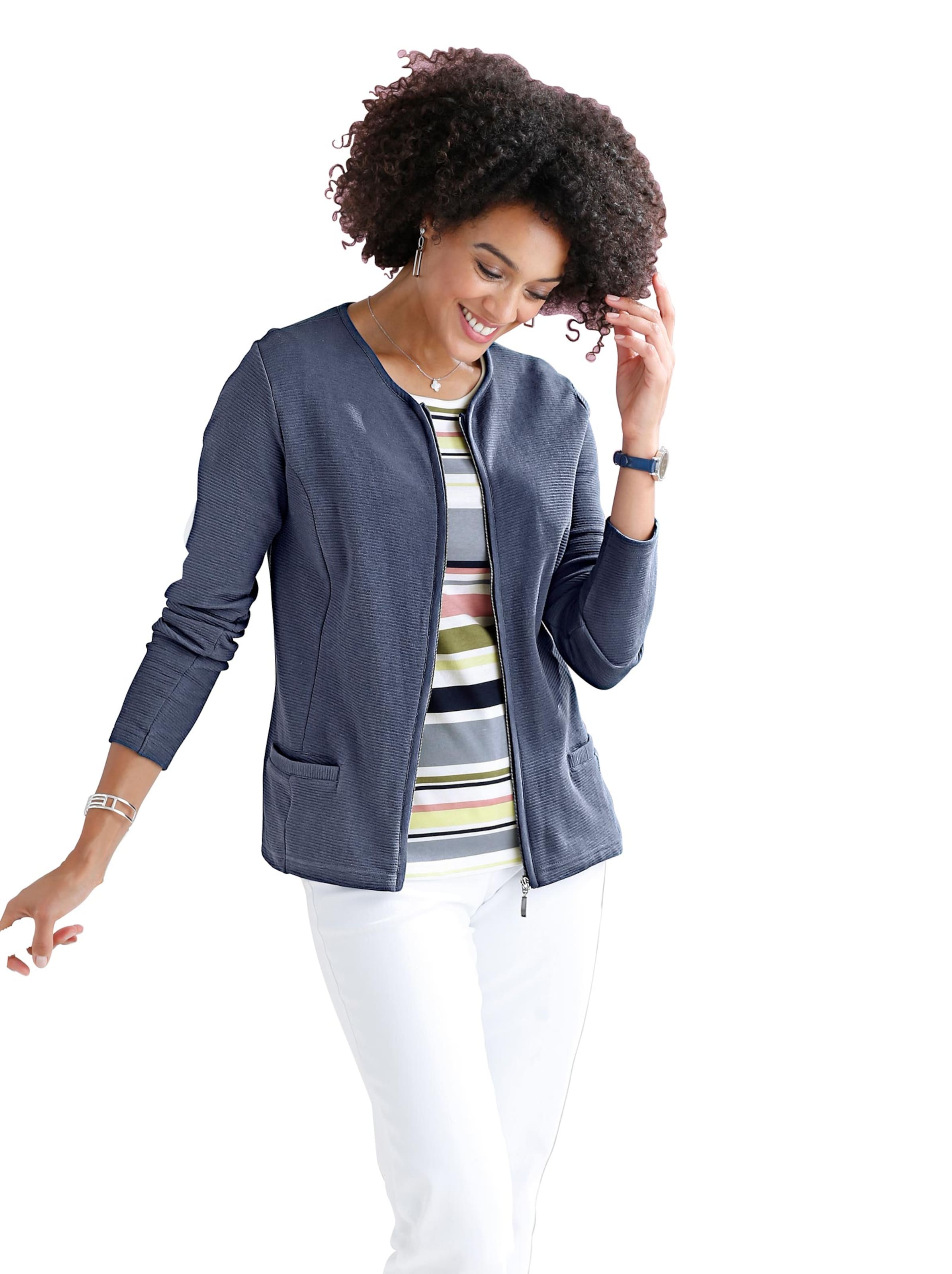 Shirtjacke - rauchblau