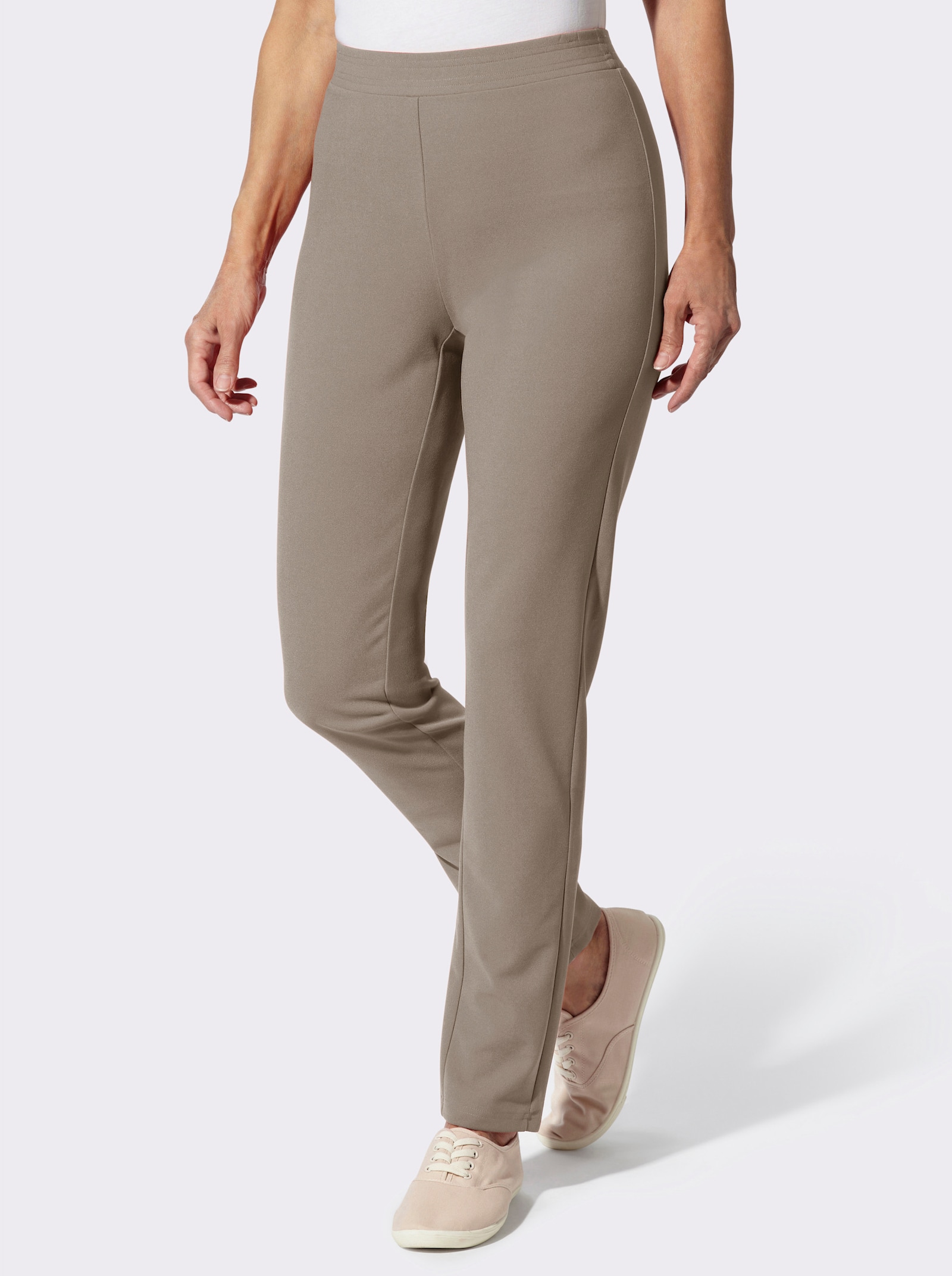 Schlupfhose in schmaler Schnittführung - sesam