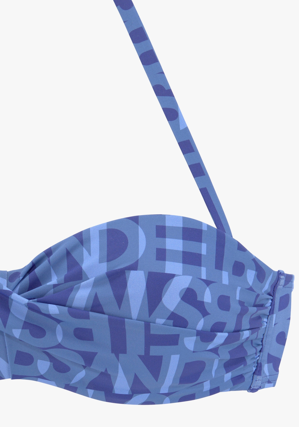 Elbsand haut de bikini bandeau à armatures - bleu