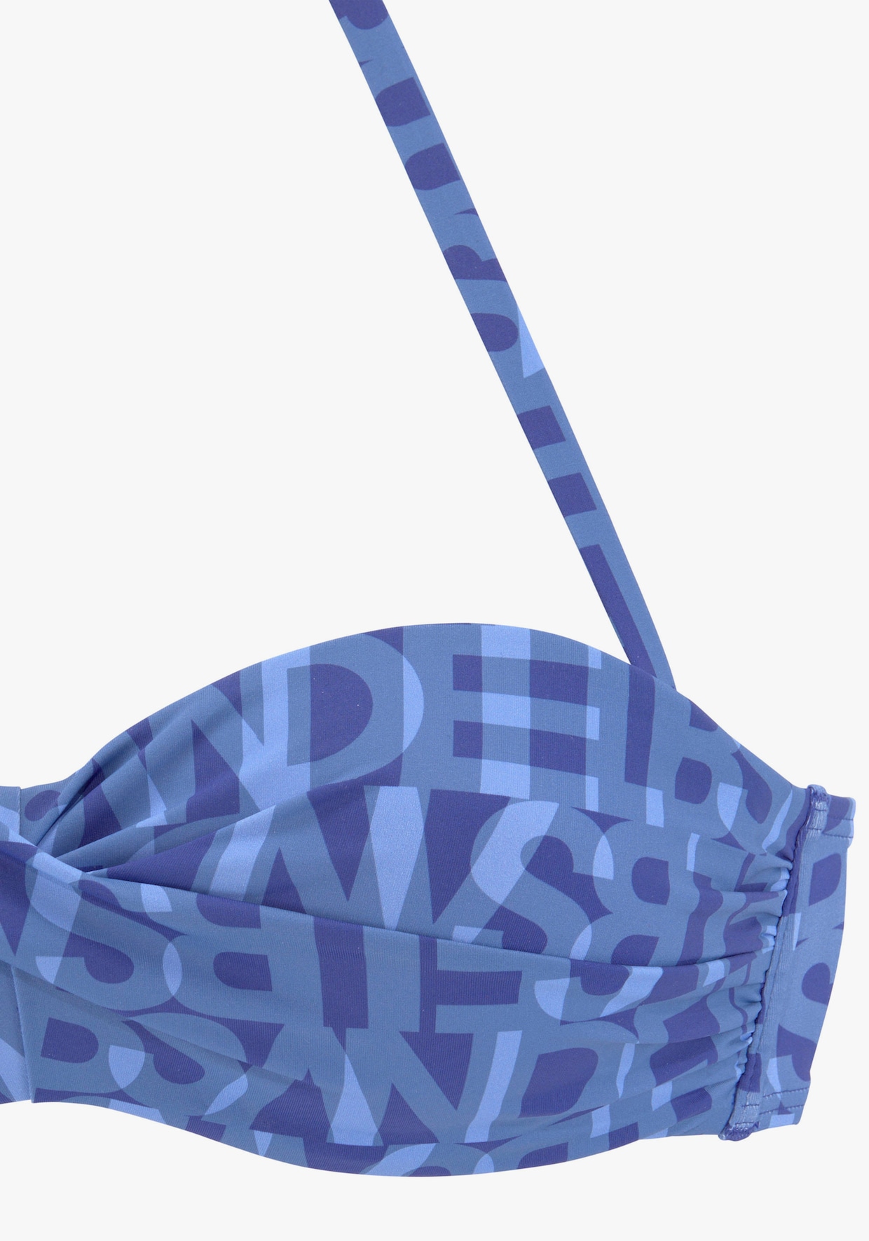 Elbsand Bügel-Bandeau-Bikini-Top - blau