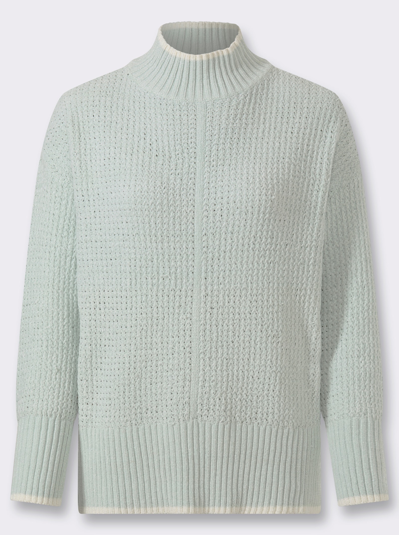 heine Rollkragenpullover aus Chenille - zartmint