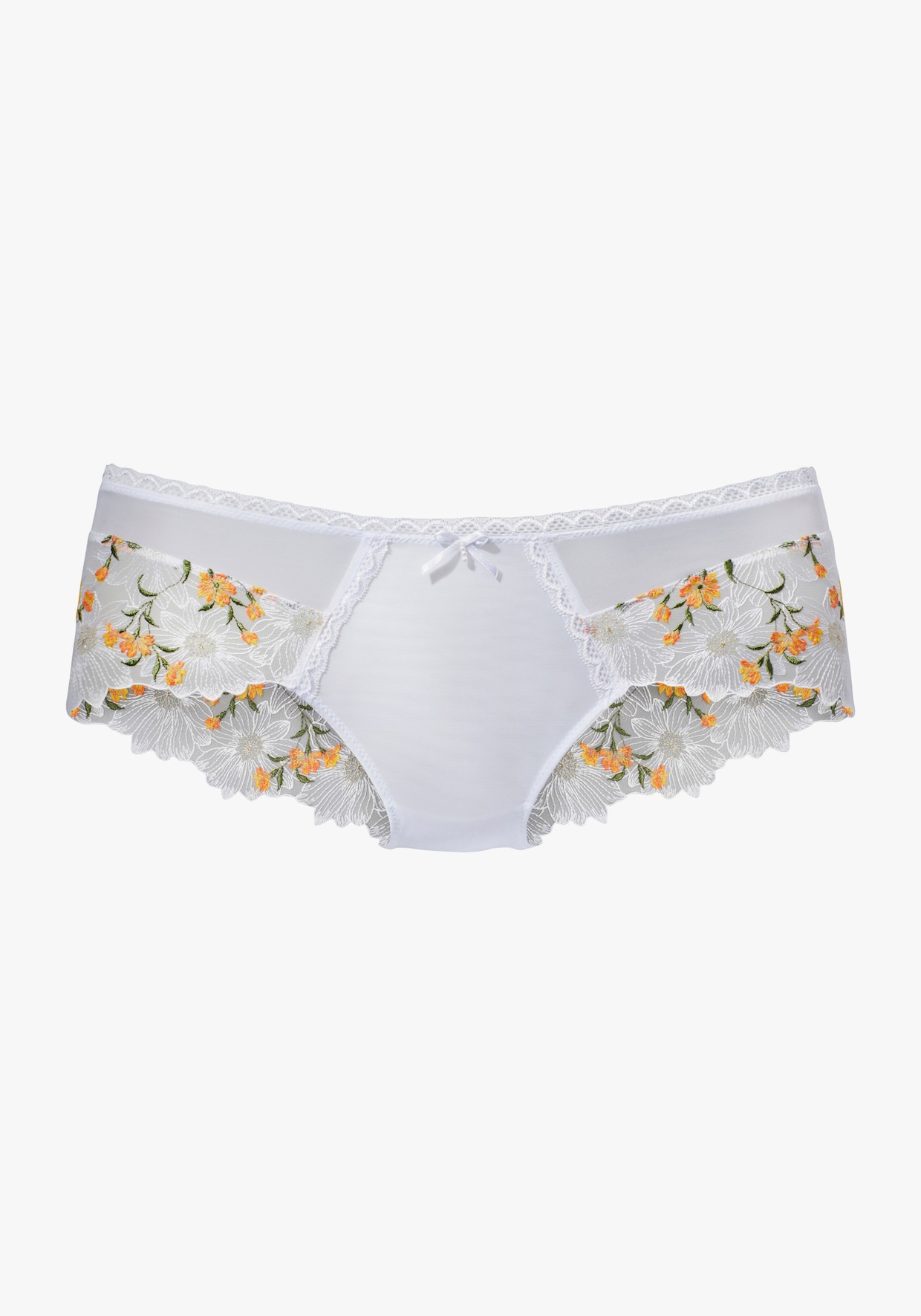 LASCANA Stringpanty - weiss-orange