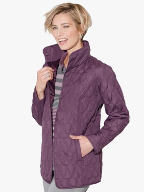 Jacke - aubergine