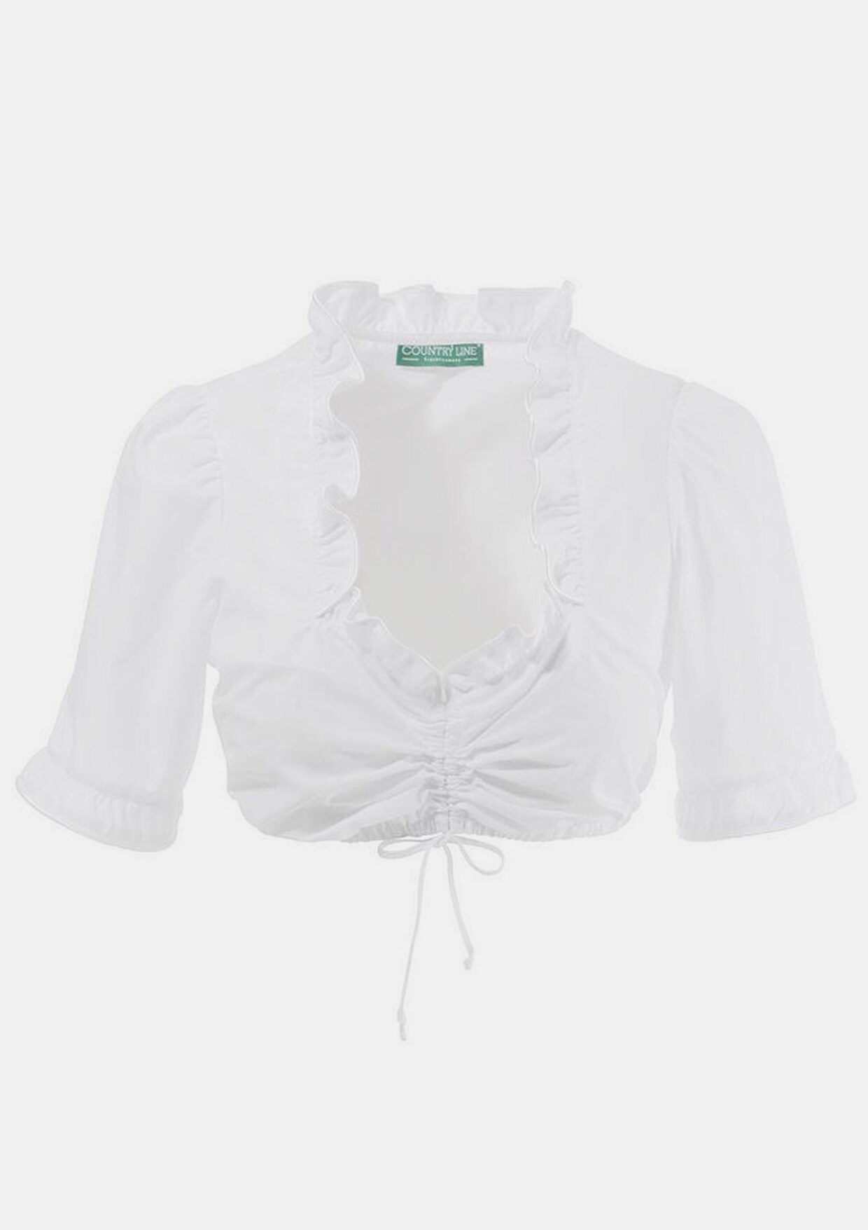Country Line Dirndlbluse - weiss