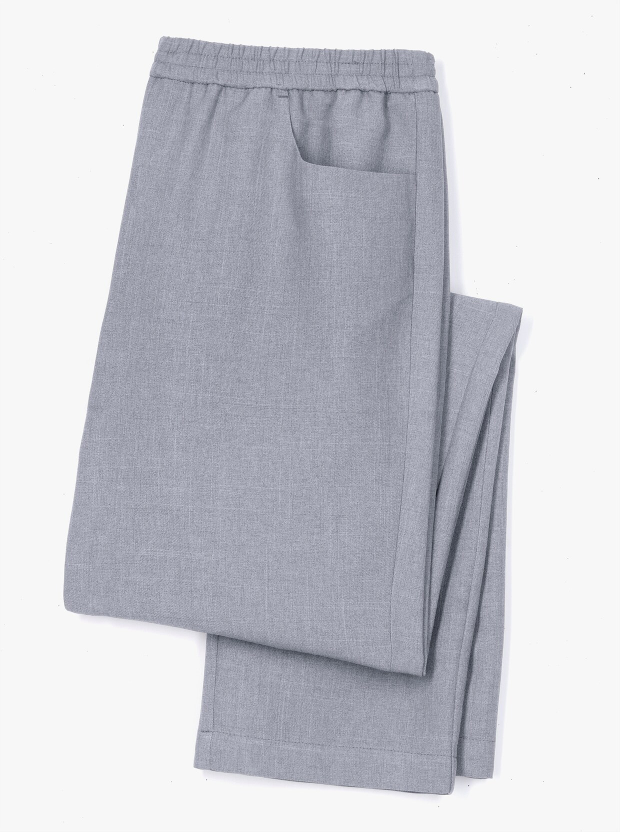 Comfortbroek - steengrijs/gemêleerd
