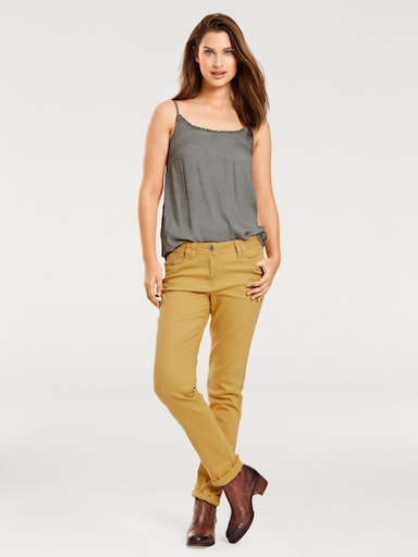 heine Pantalon push-up - jaune or