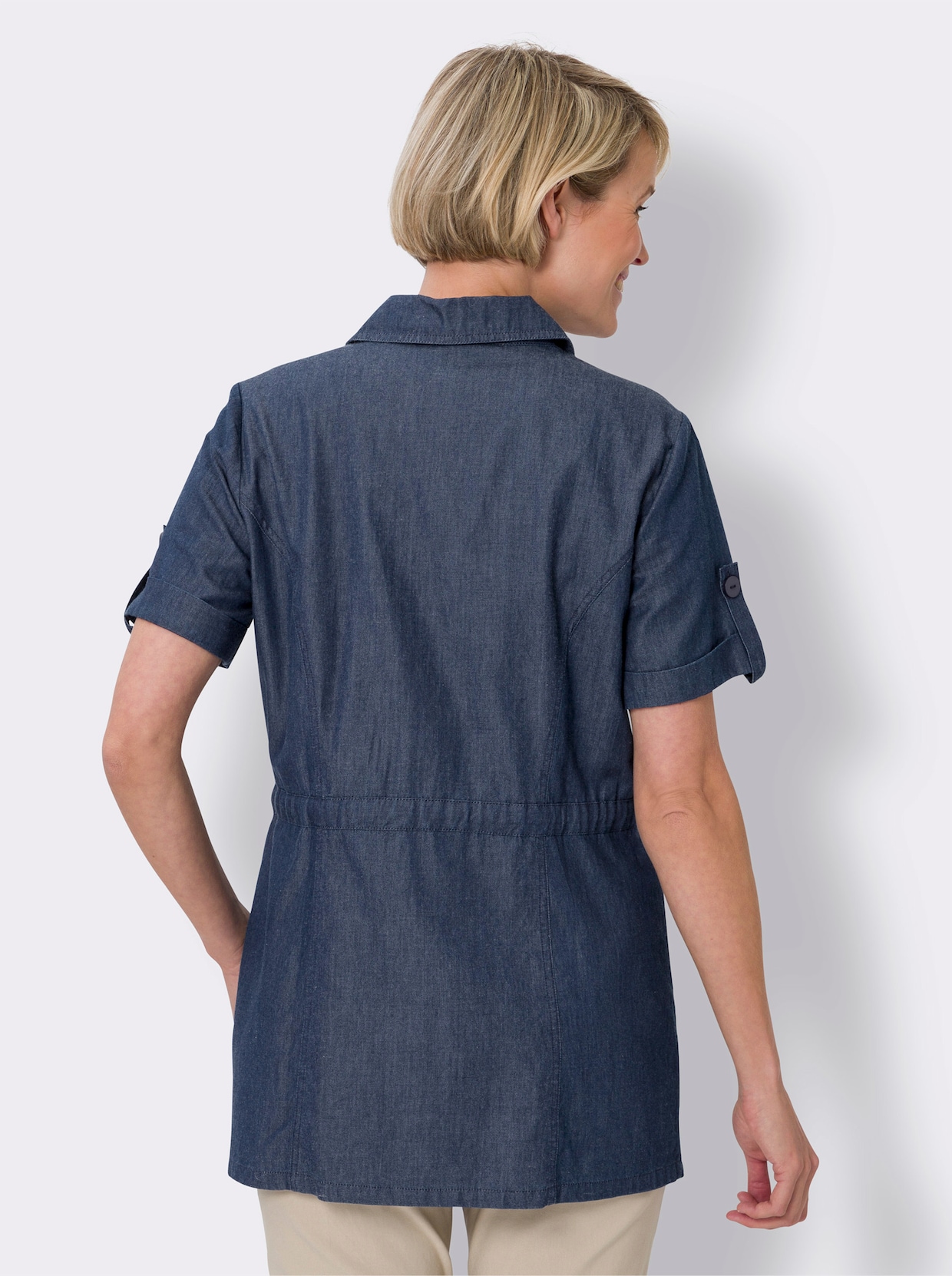Lange blouse - dark-blue
