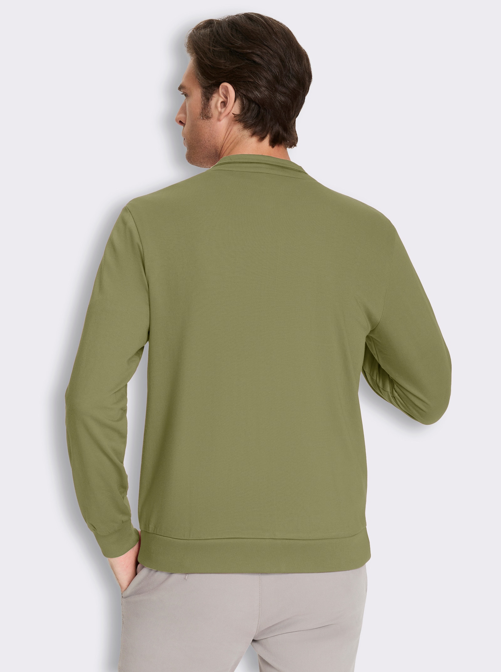 Shirtjacke mit Prints - schilf