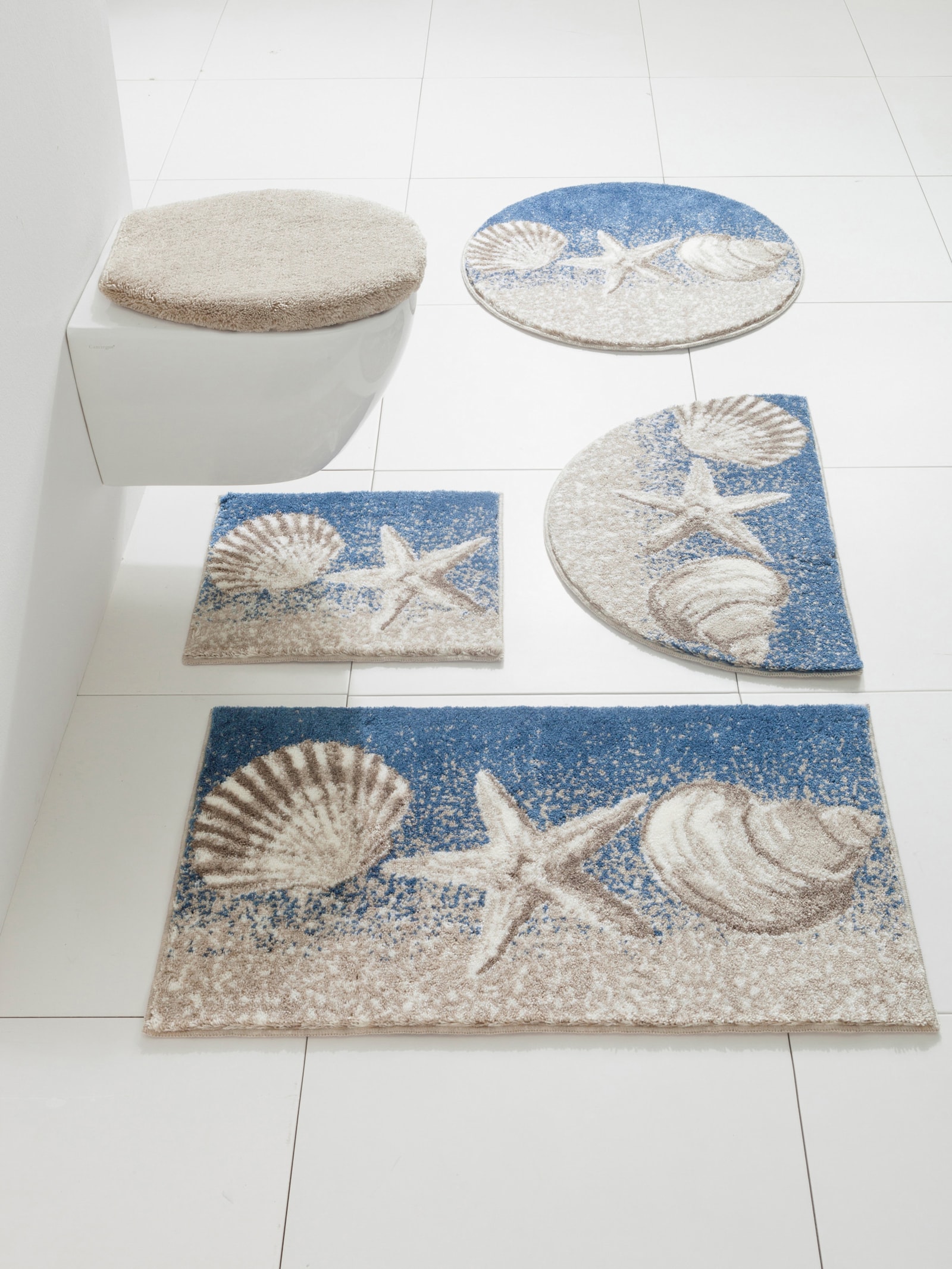 Grund Badgarnitur - sand-blau