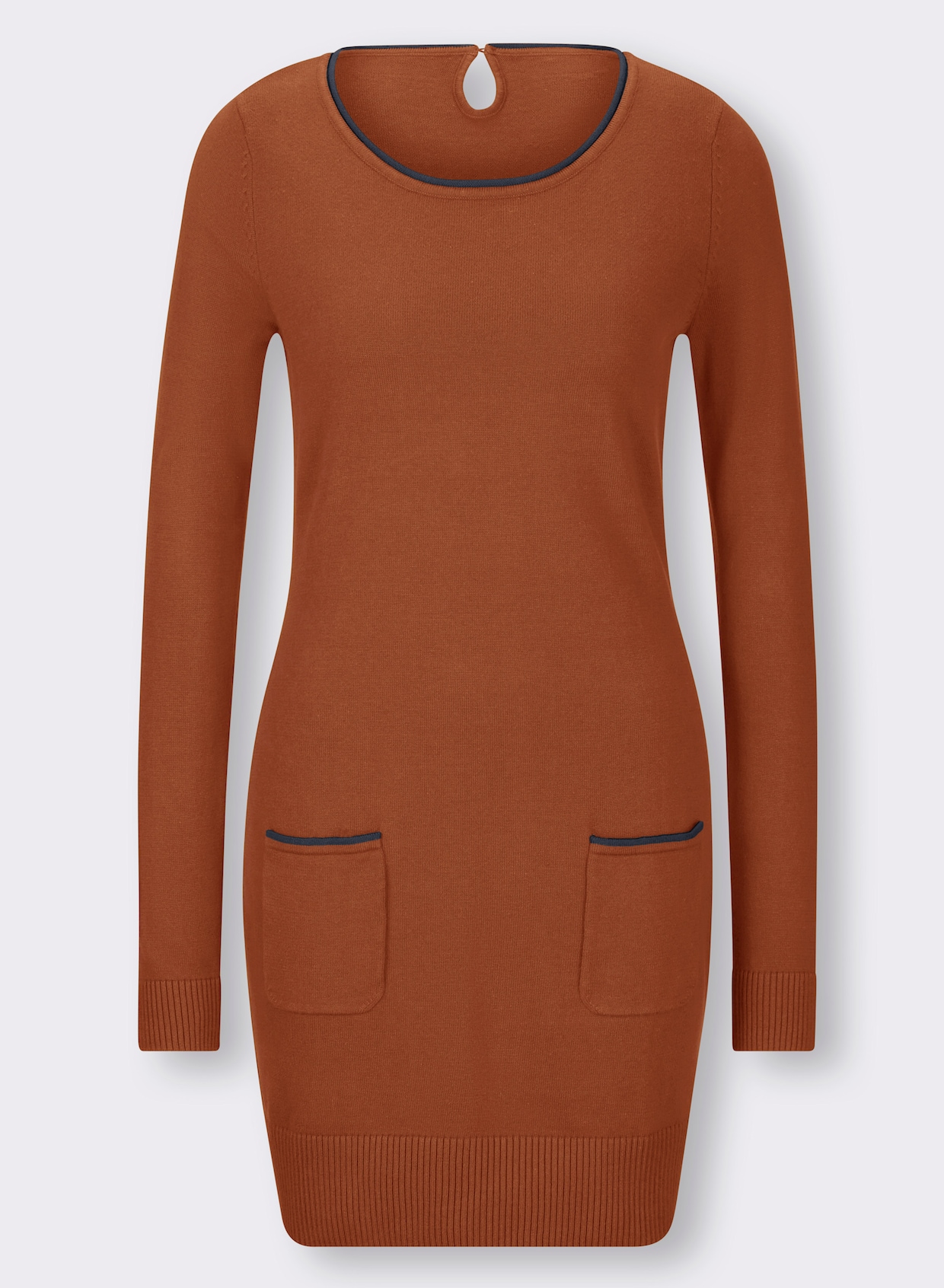 heine Longpullover - cognac