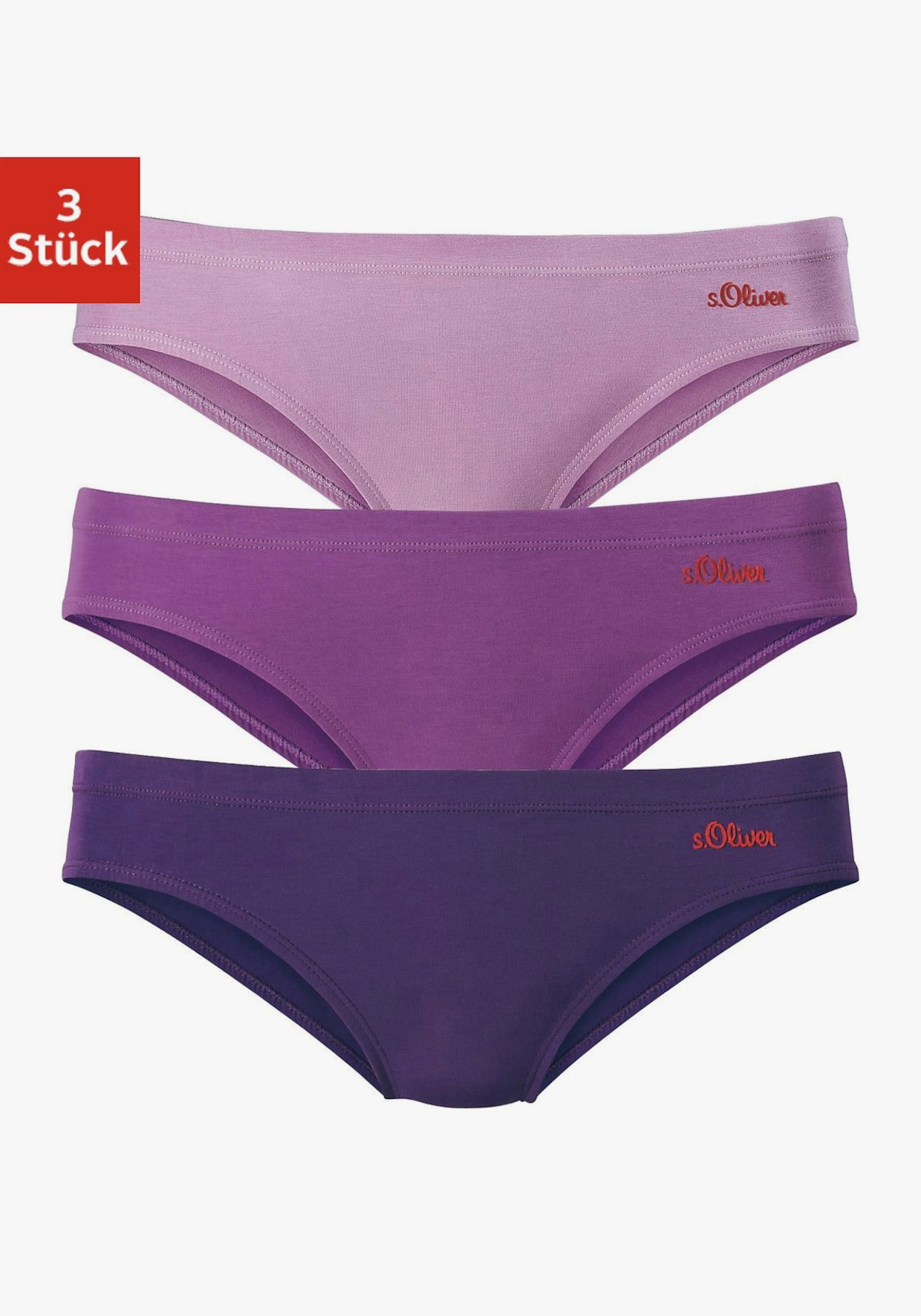 s.Oliver Bas de maillot de bain - mûre-violet