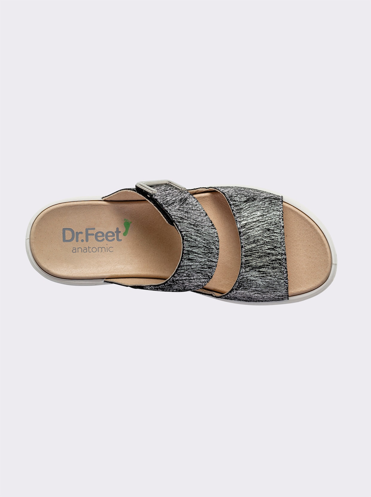 Dr. Feet Pantolette - anthrazit