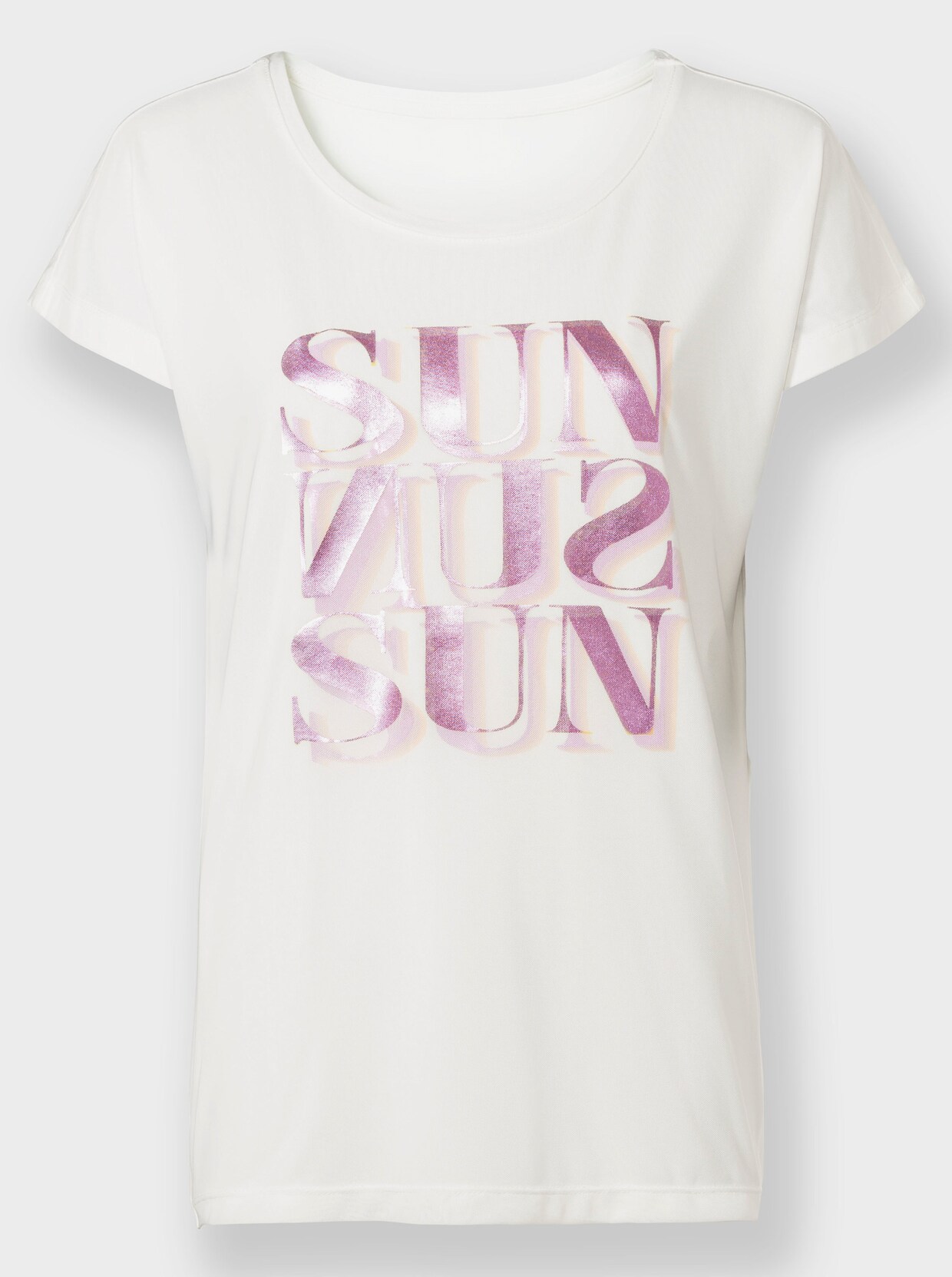 heine Shirt met print - ecru
