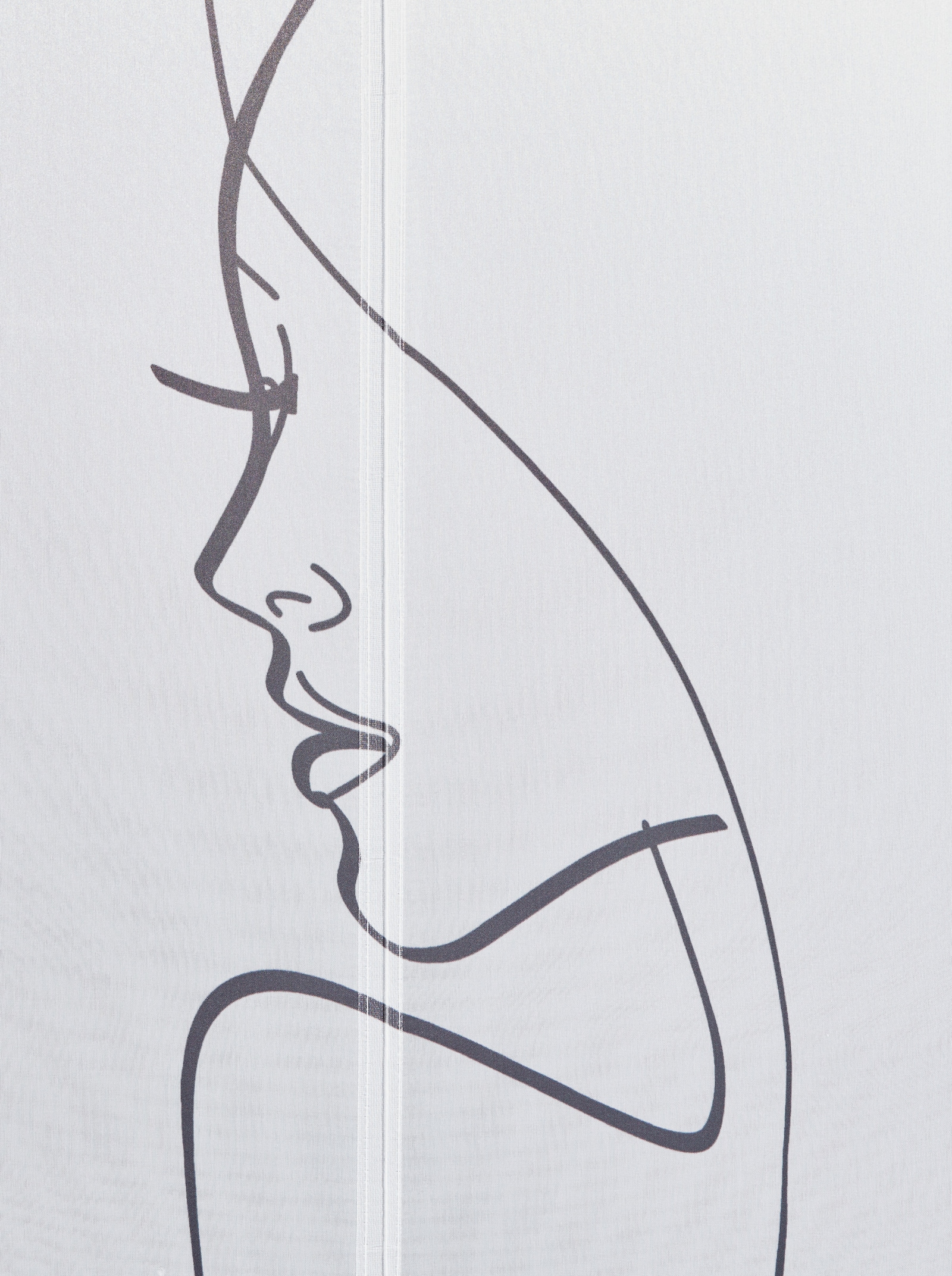 heine home Raffrollo - weiß-grau