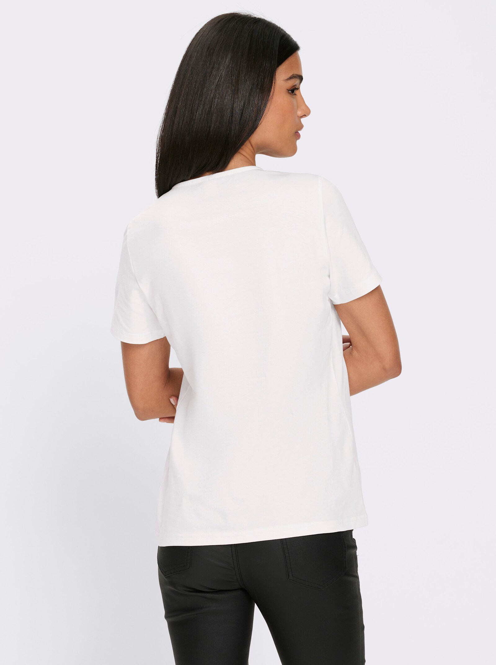 heine Shirt mit Folien-Druck - ecru