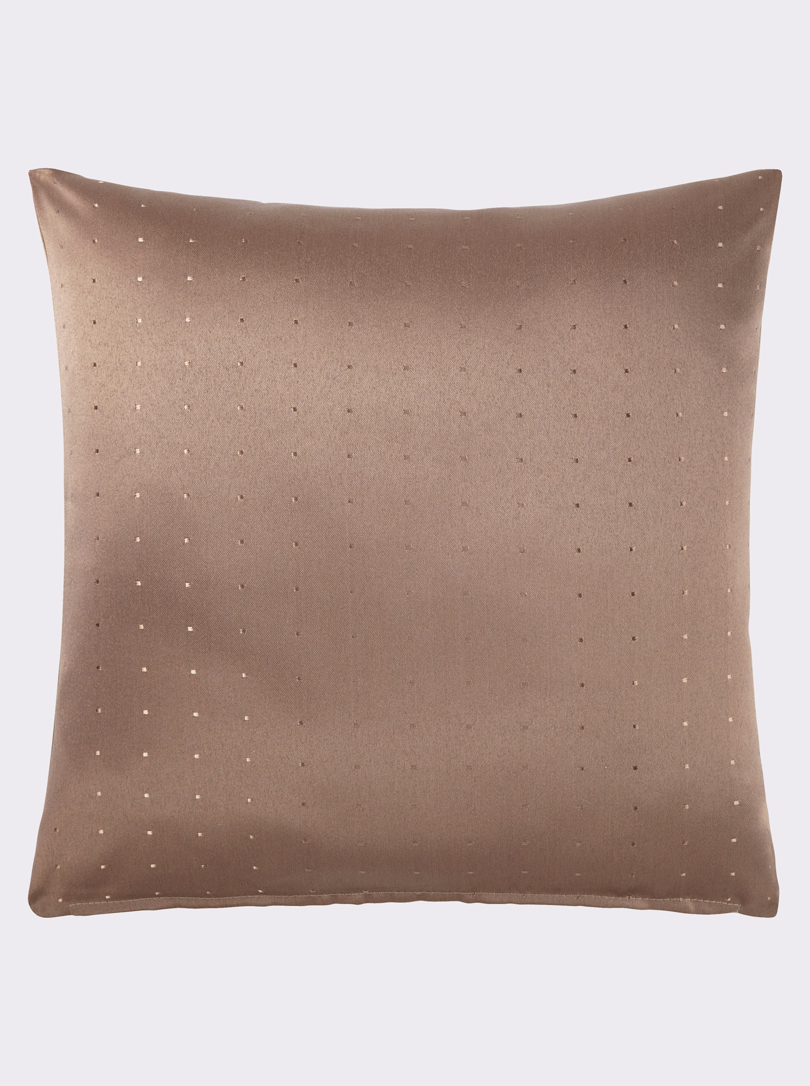 Tafelkleed met geschulpte zoom. - chocolade