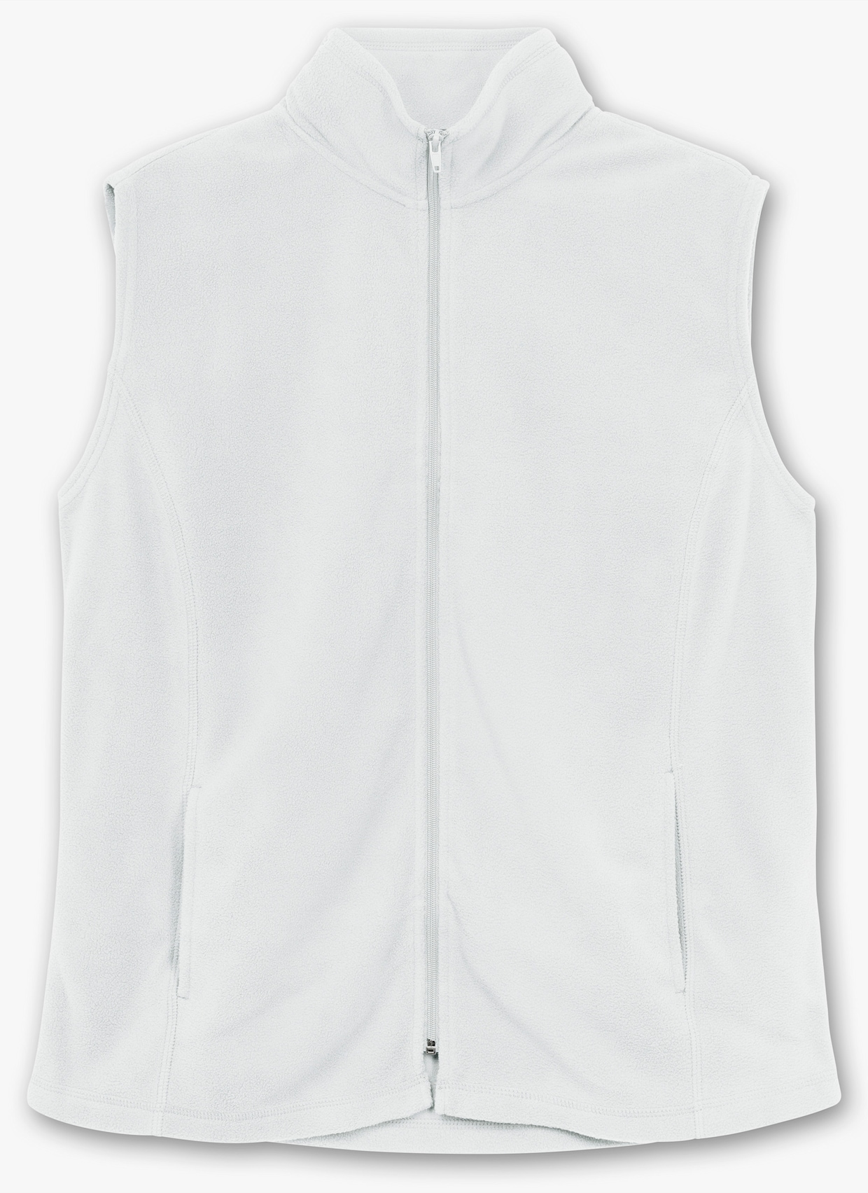 Fleeceweste mit Antipilling-Ausrüstung - ecru