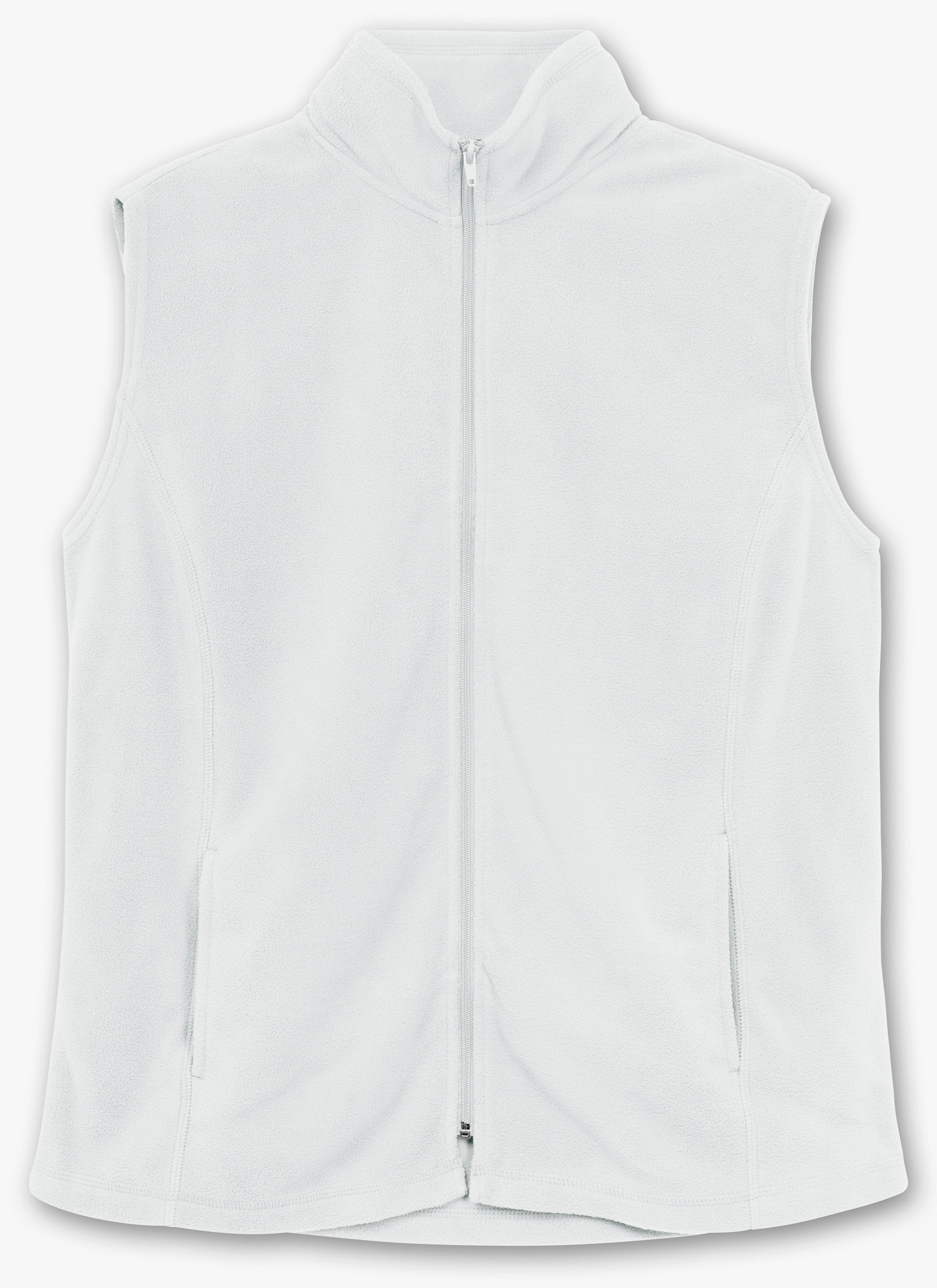 Fleeceweste mit Antipilling-Ausrüstung - ecru