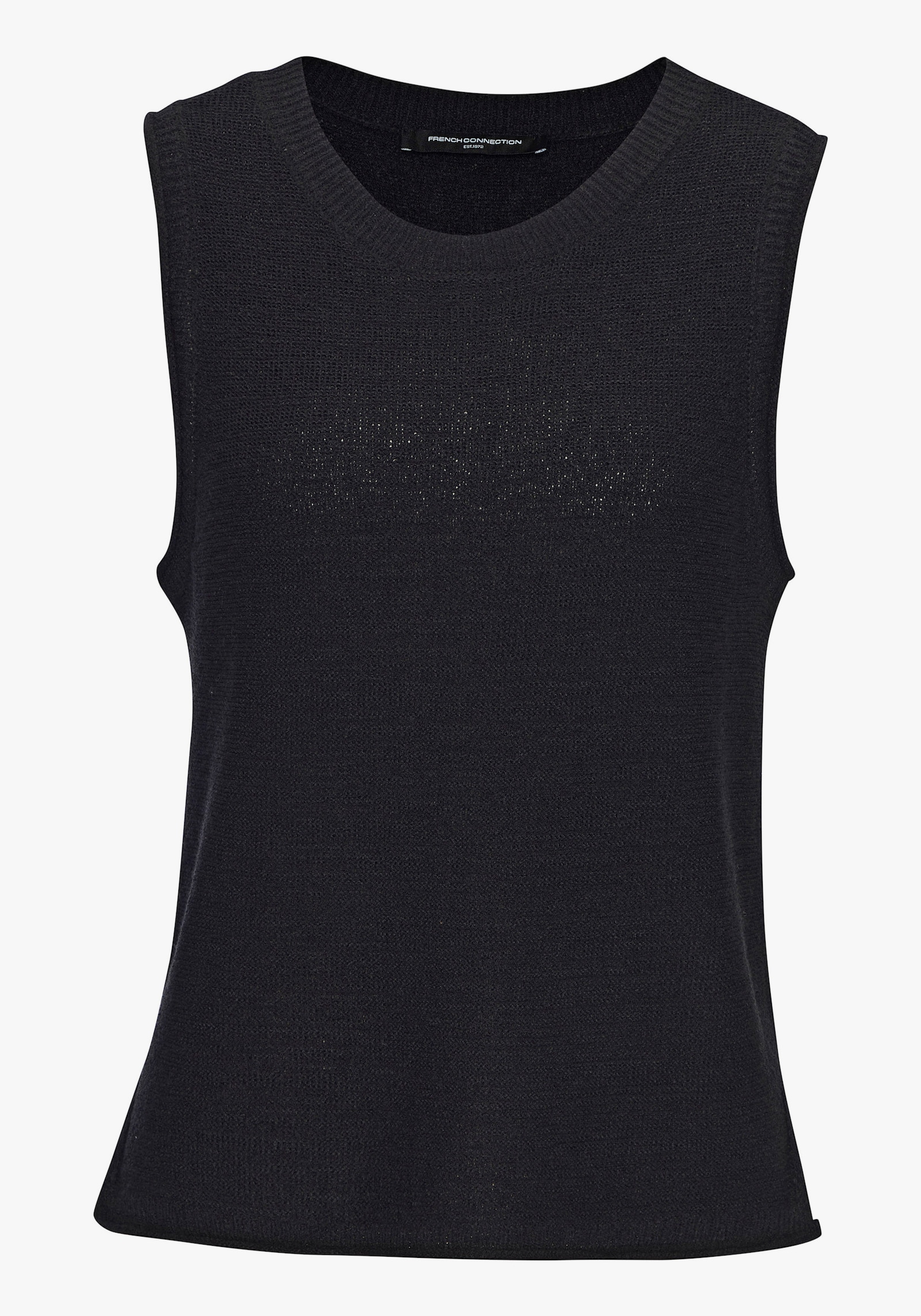 French Connection Stricktop - schwarz