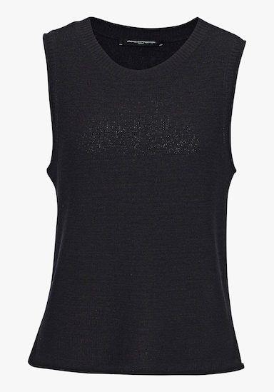 French Connection Stricktop - schwarz