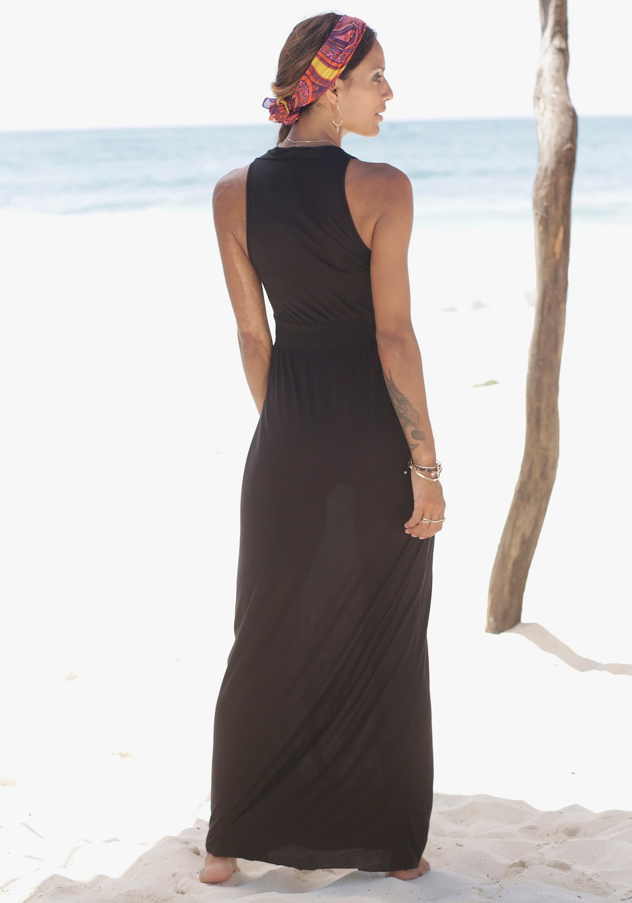 LASCANA Maxi-jurk - zwart