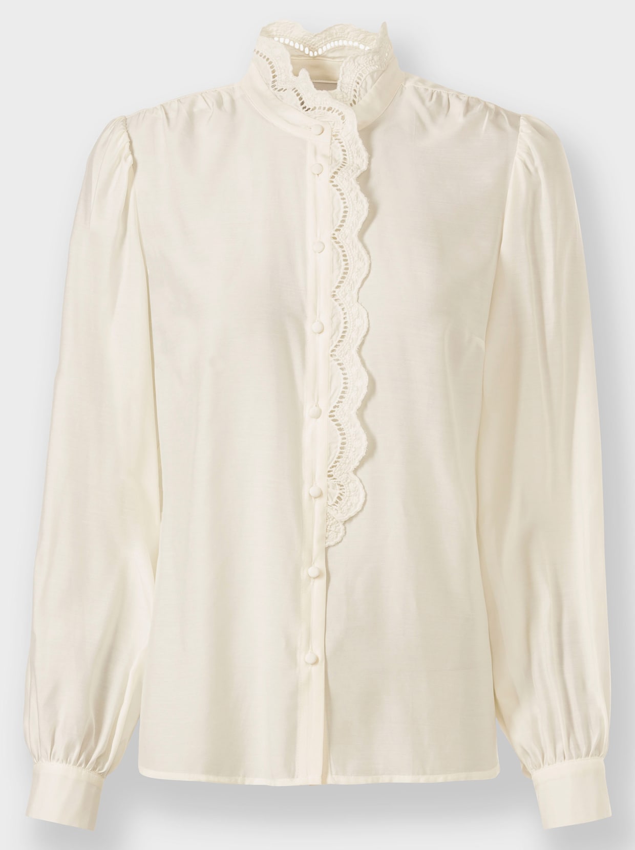 heine Blouse met opstaande kraag - champagne