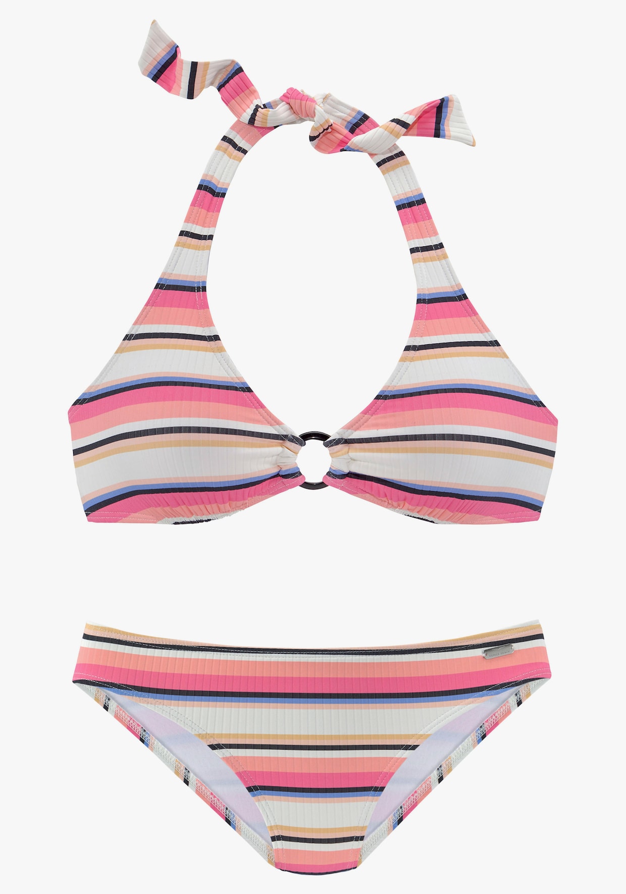 Venice Beach Triangel-Bikini - creme-rosa