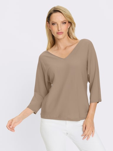 heine Pull à manches 3/4 - beige