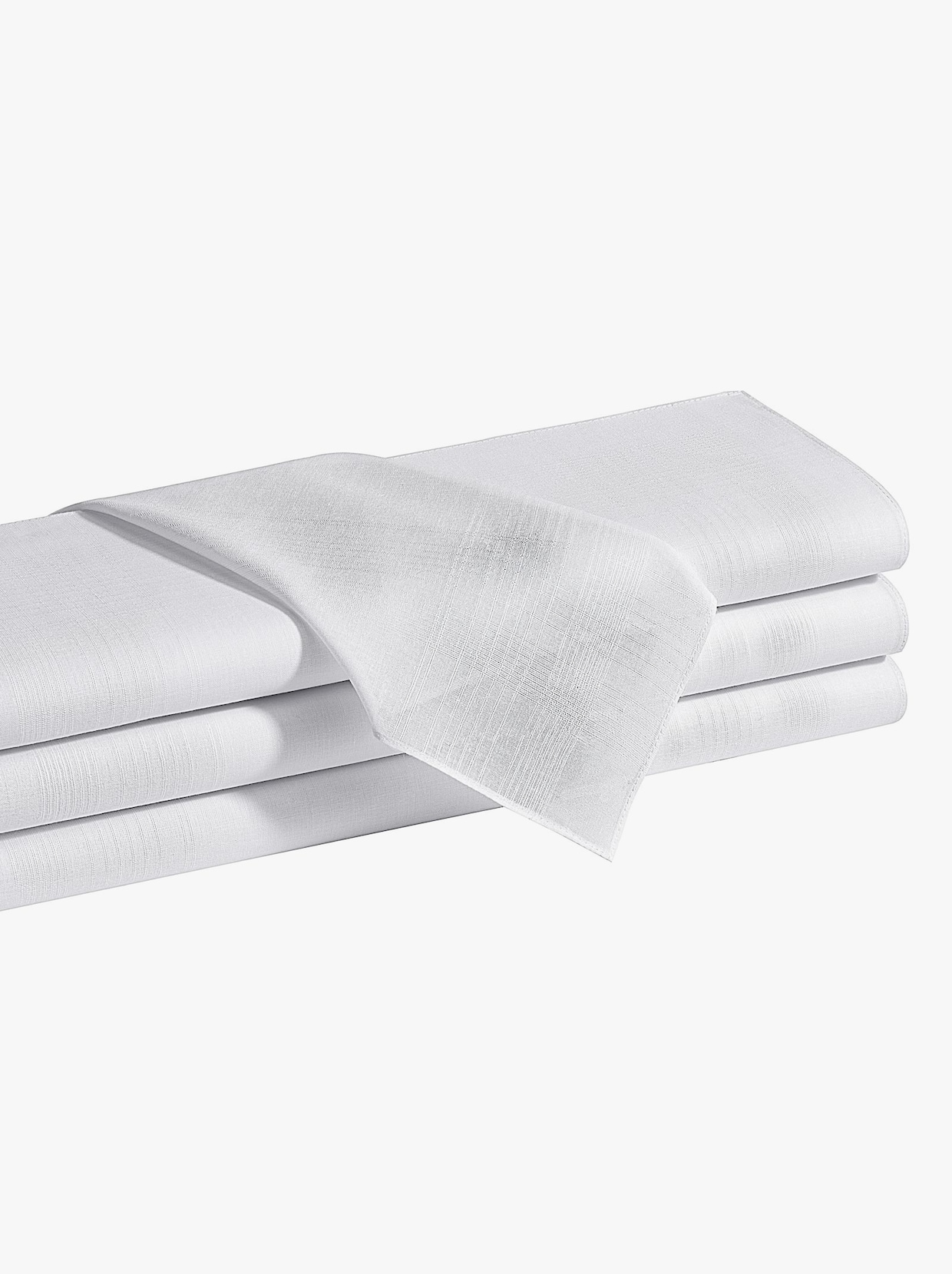 Herren-Taschentücher - weiß