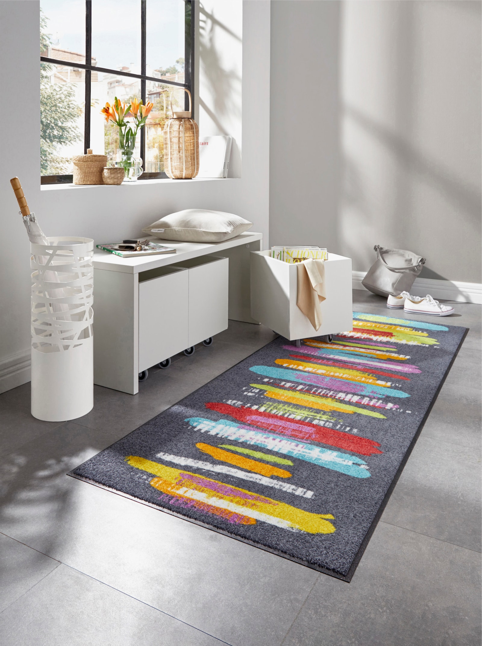 heine home Fußmatte - anthrazit-bunt