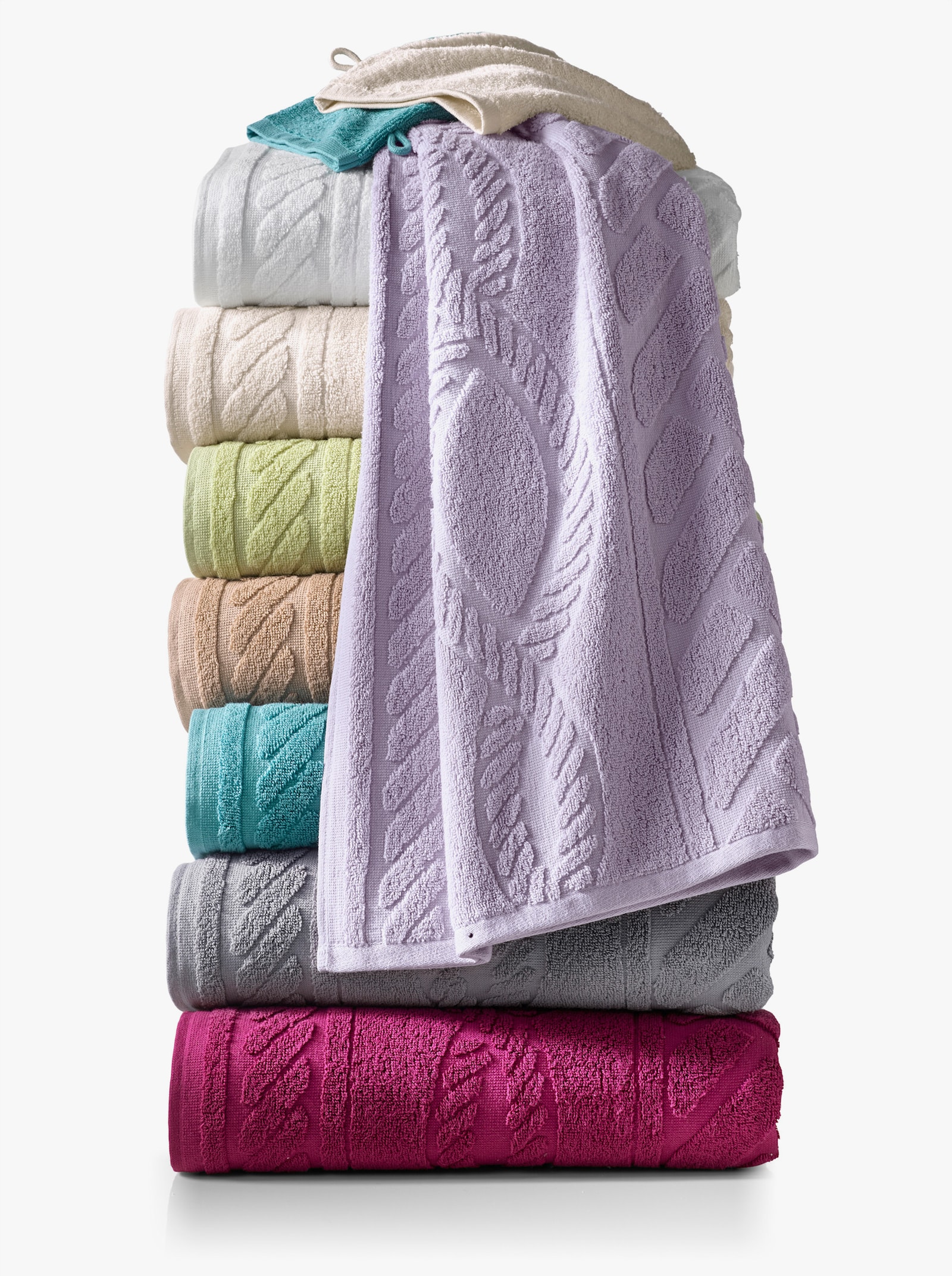 wäschepur Handtuch - flieder