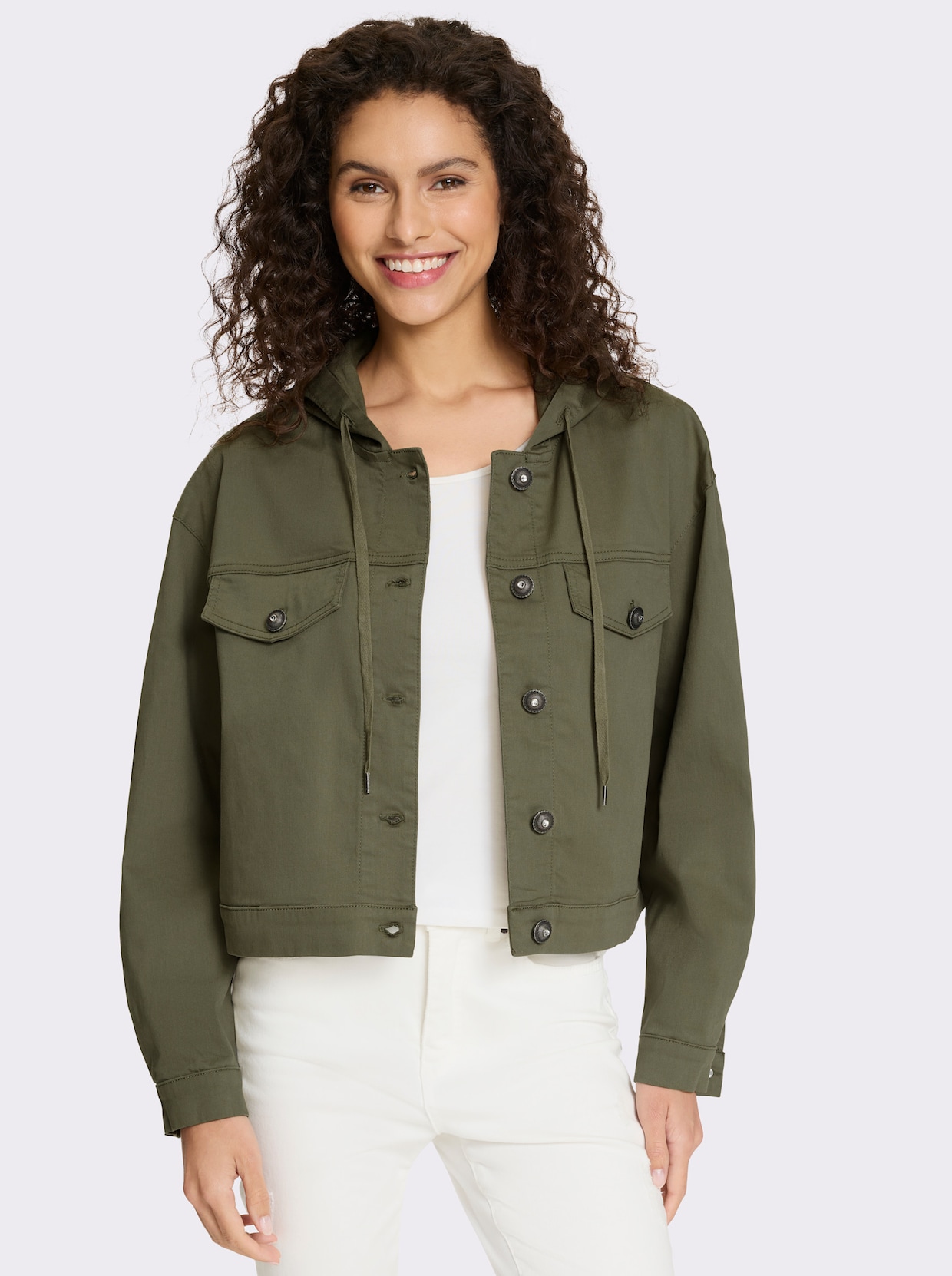 heine Jeansjacke - khaki
