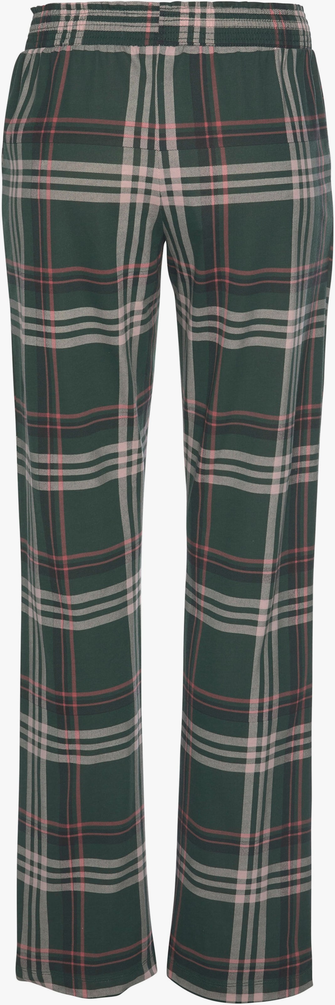 Vivance Dreams Pyjama - dunkelgrün-kariert