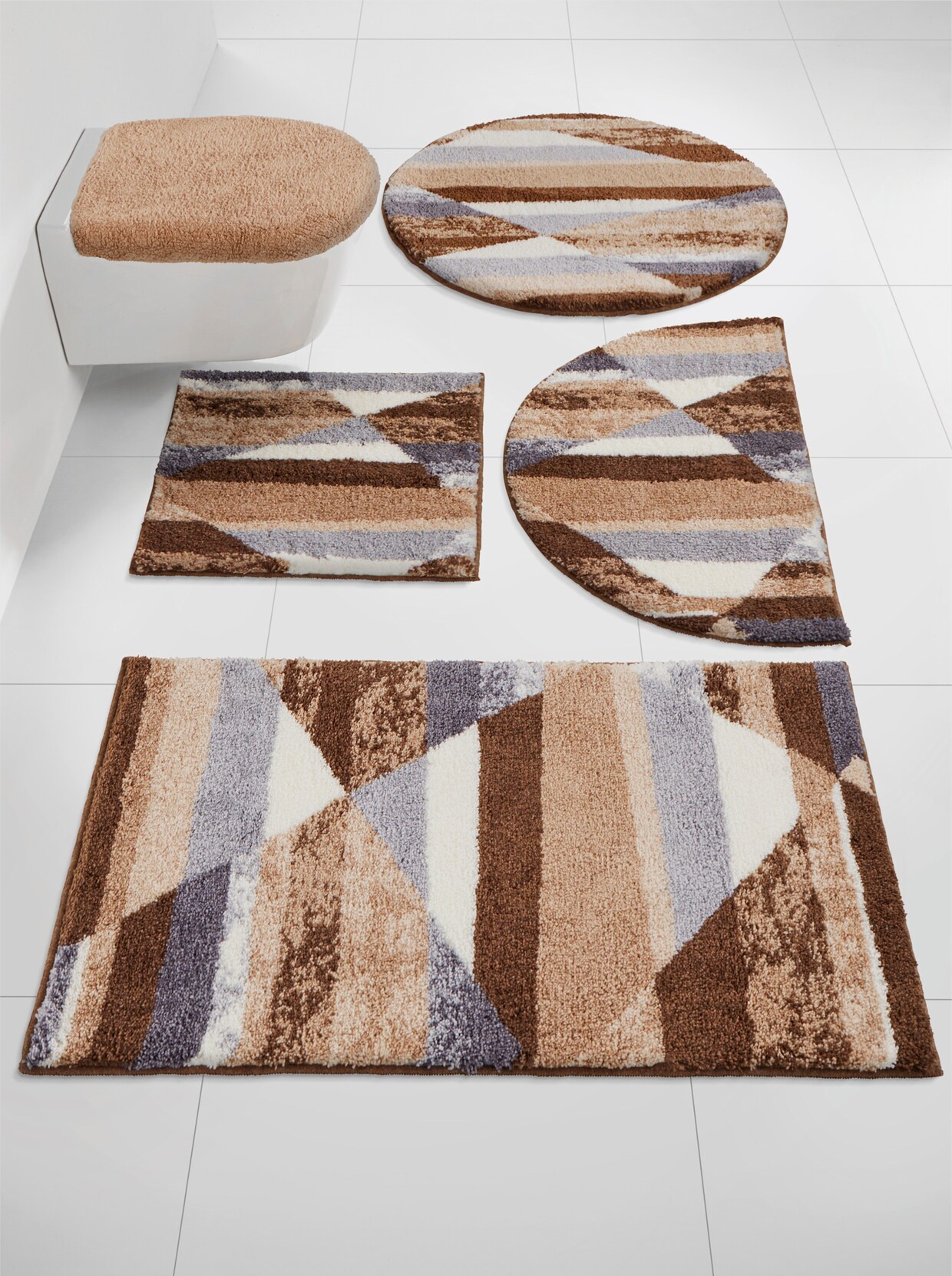Grund Badmat - bruin/beige