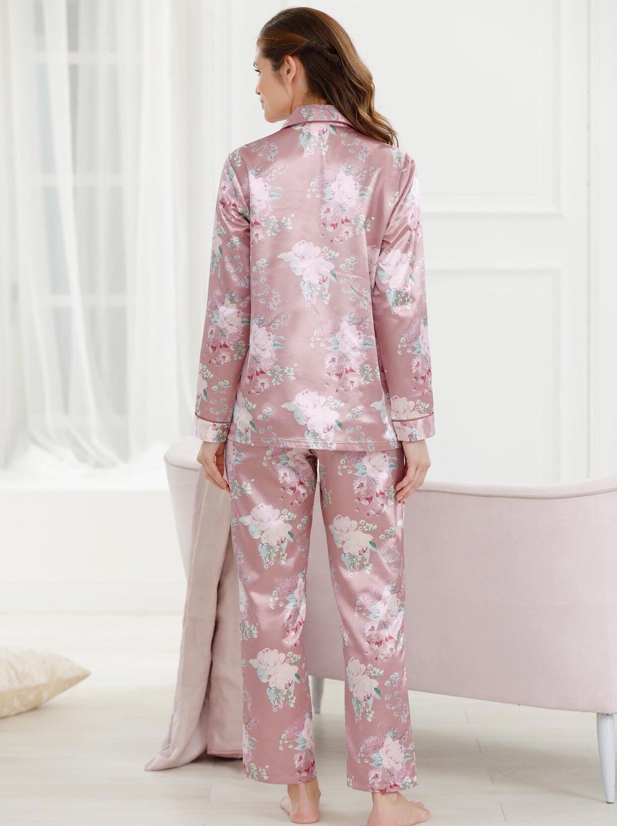 wäschepur Pyjama - rosenholz