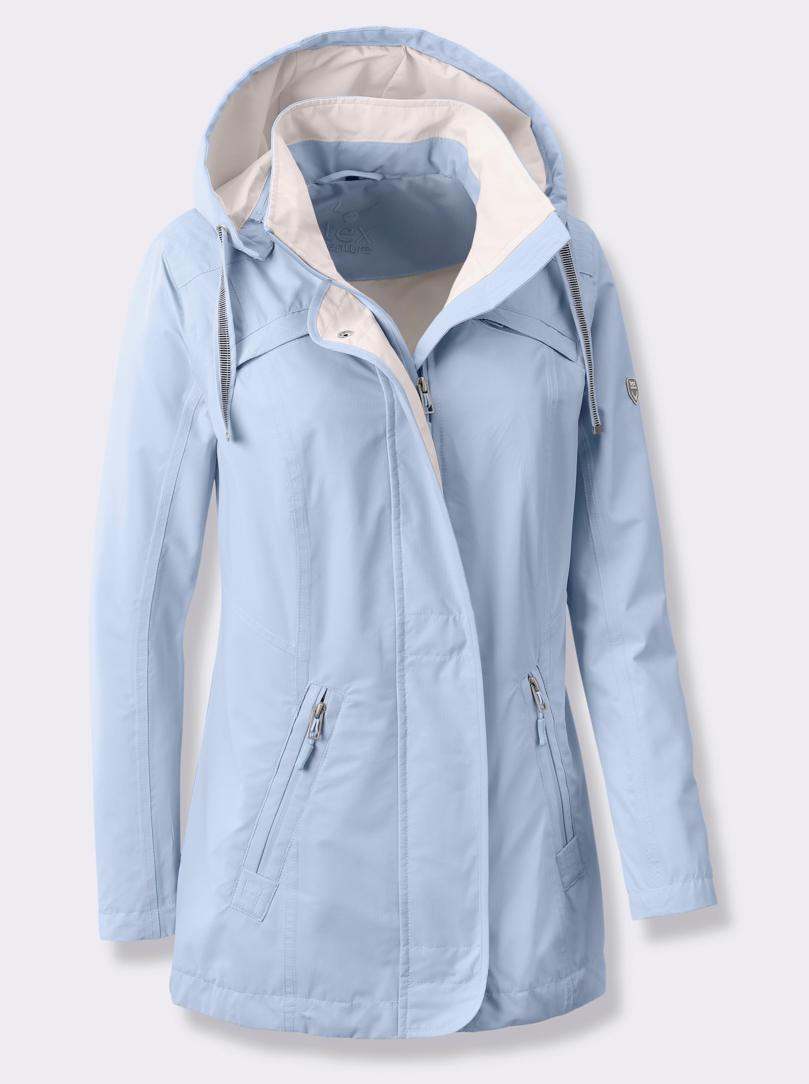 Funktionsjacke für die Übergangszeit - hellblau