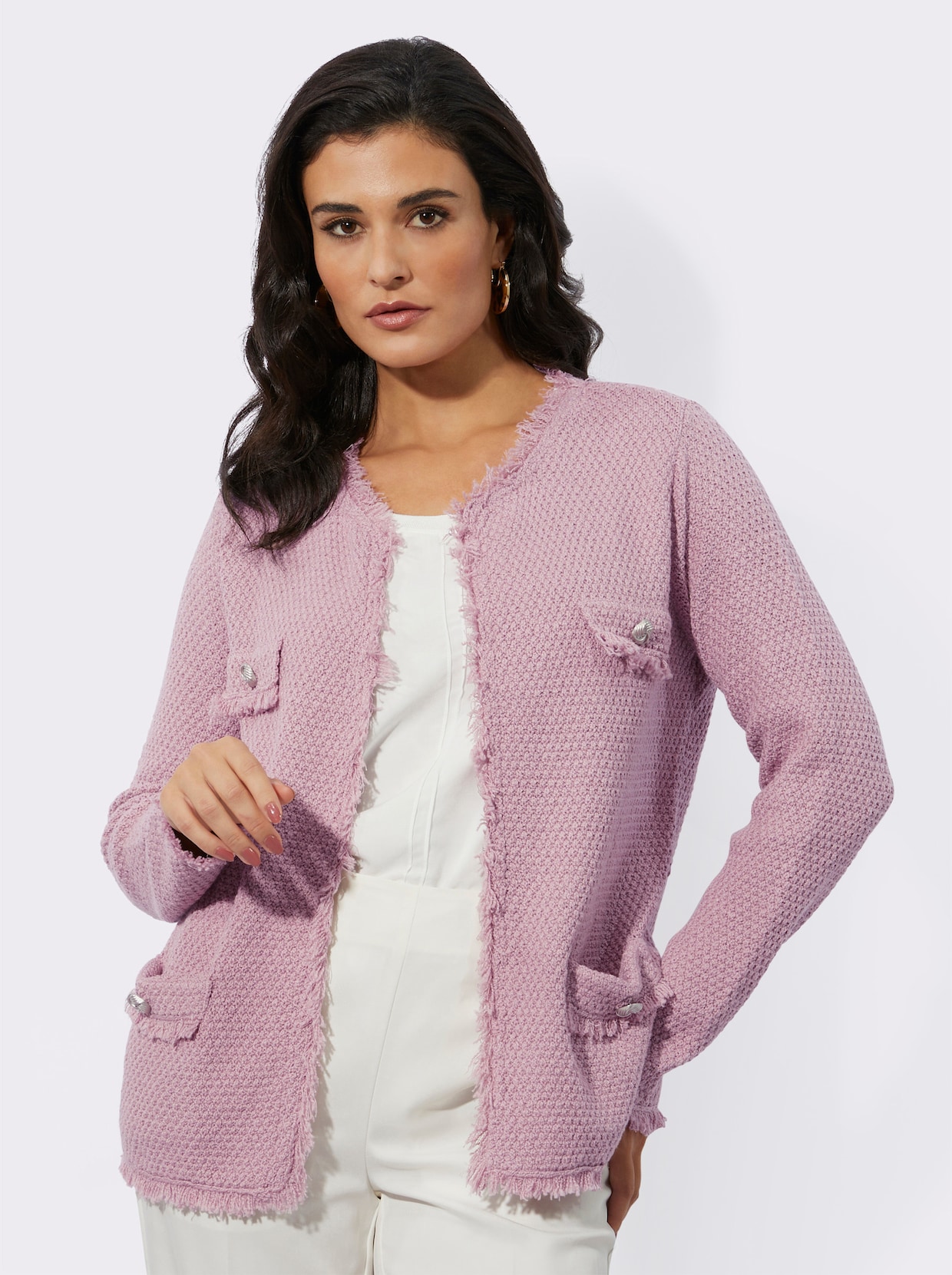 Cardigan - mauve