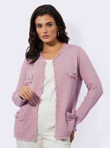 Cardigan - mauve
