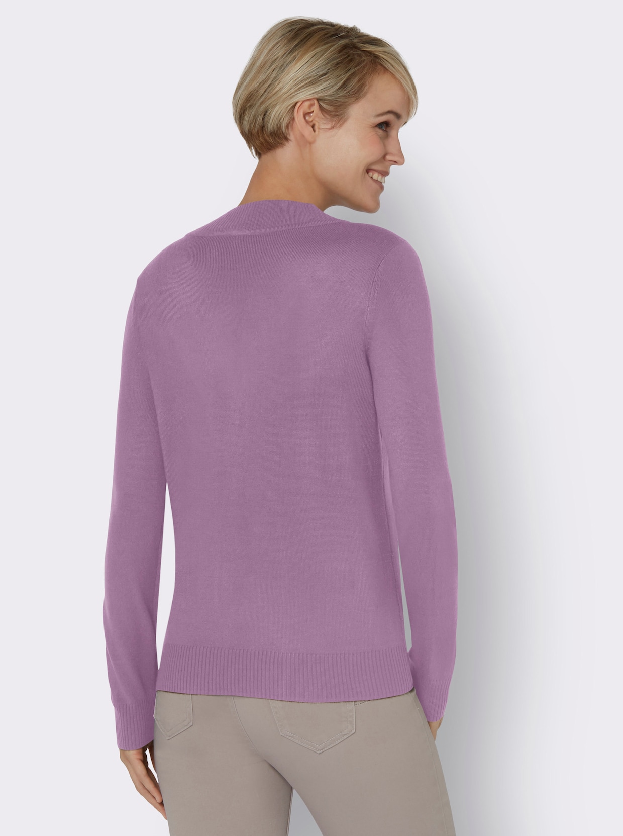 2-in-1-pullover - orchidee