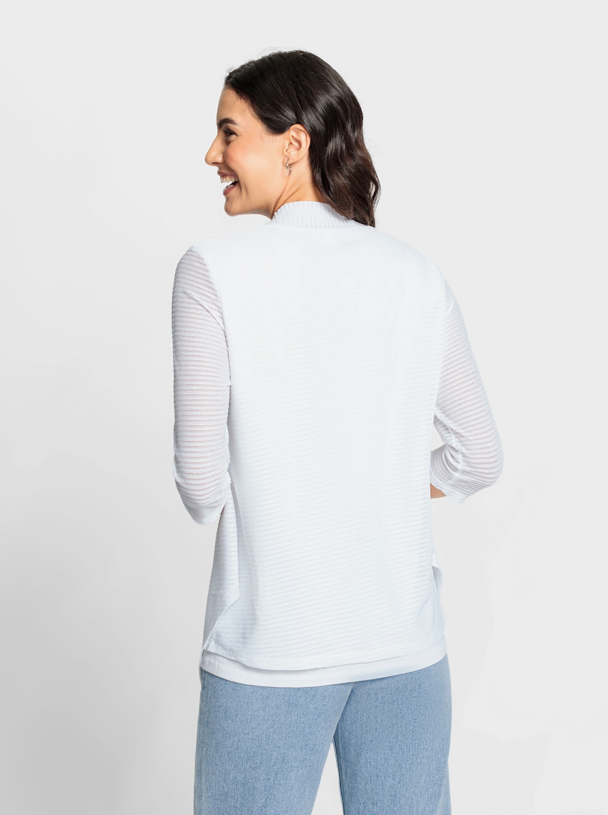2-in-1-shirt - wit