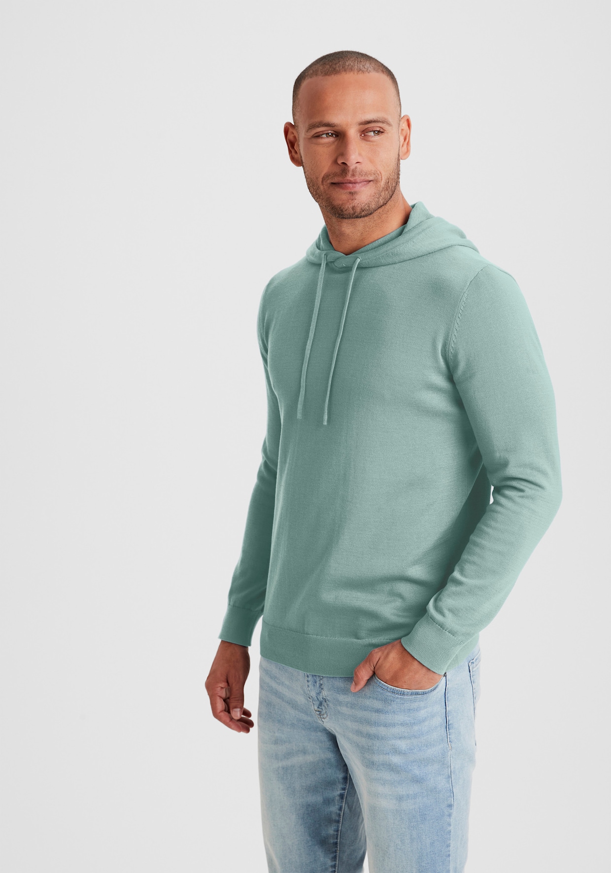 H.I.S Gebreide pullover - mint gemêleerd