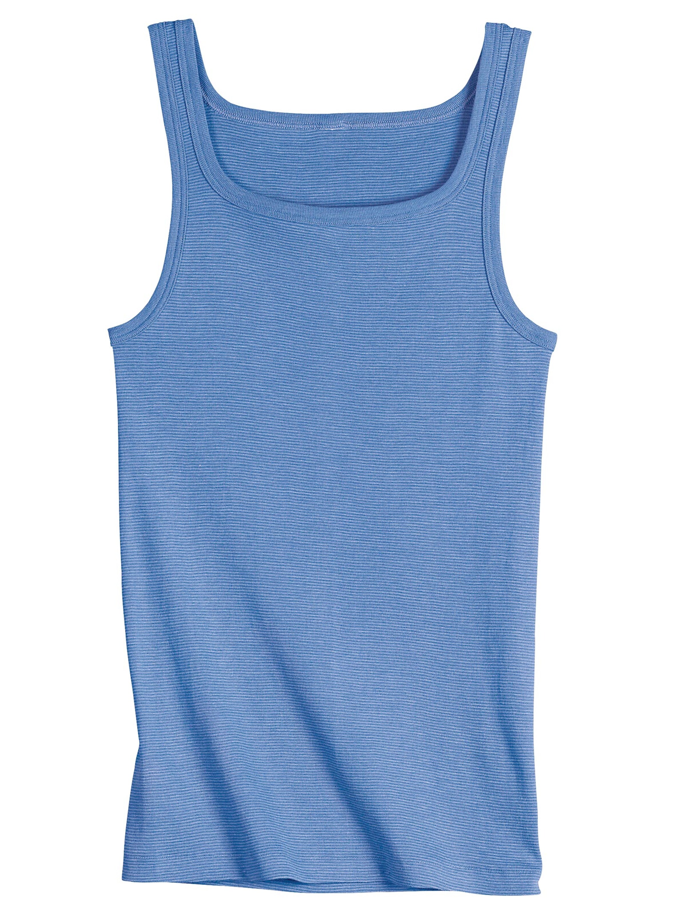 KINGsCLUB Unterhemd - hellblau-meliert