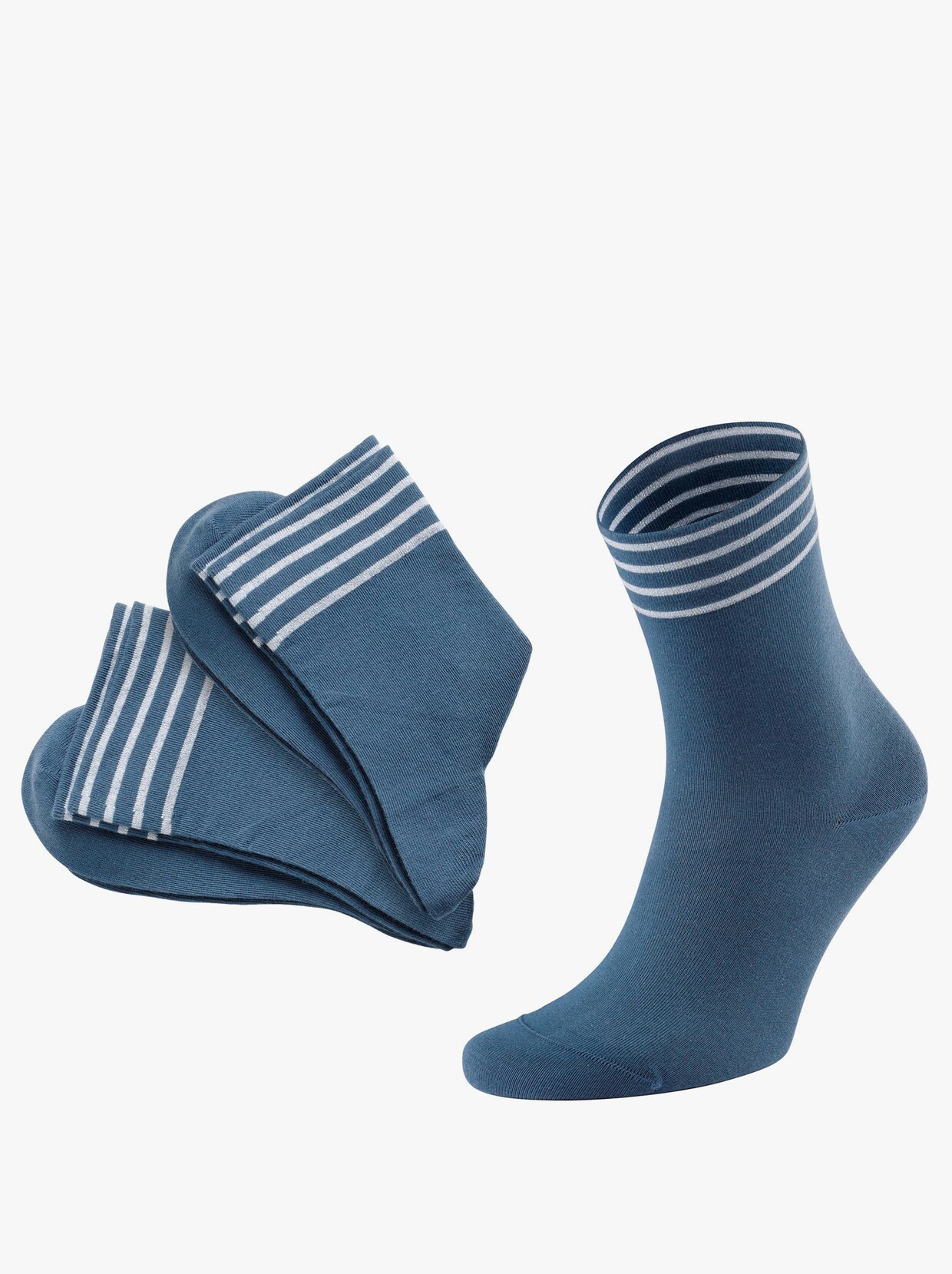 Rogo Dámske ponožky - džínsová modrá