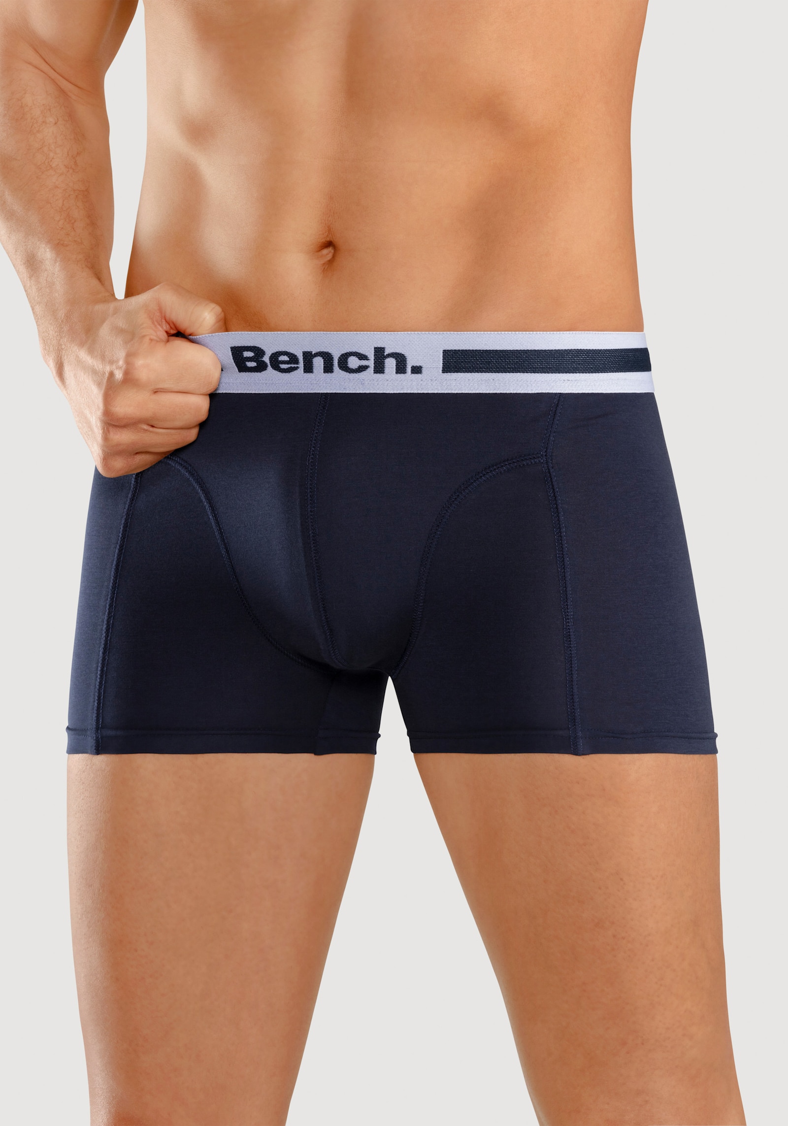 Bench. Boxer - navy/blauw, navy/grijs gemêleerd, navy/rood, navy/wit