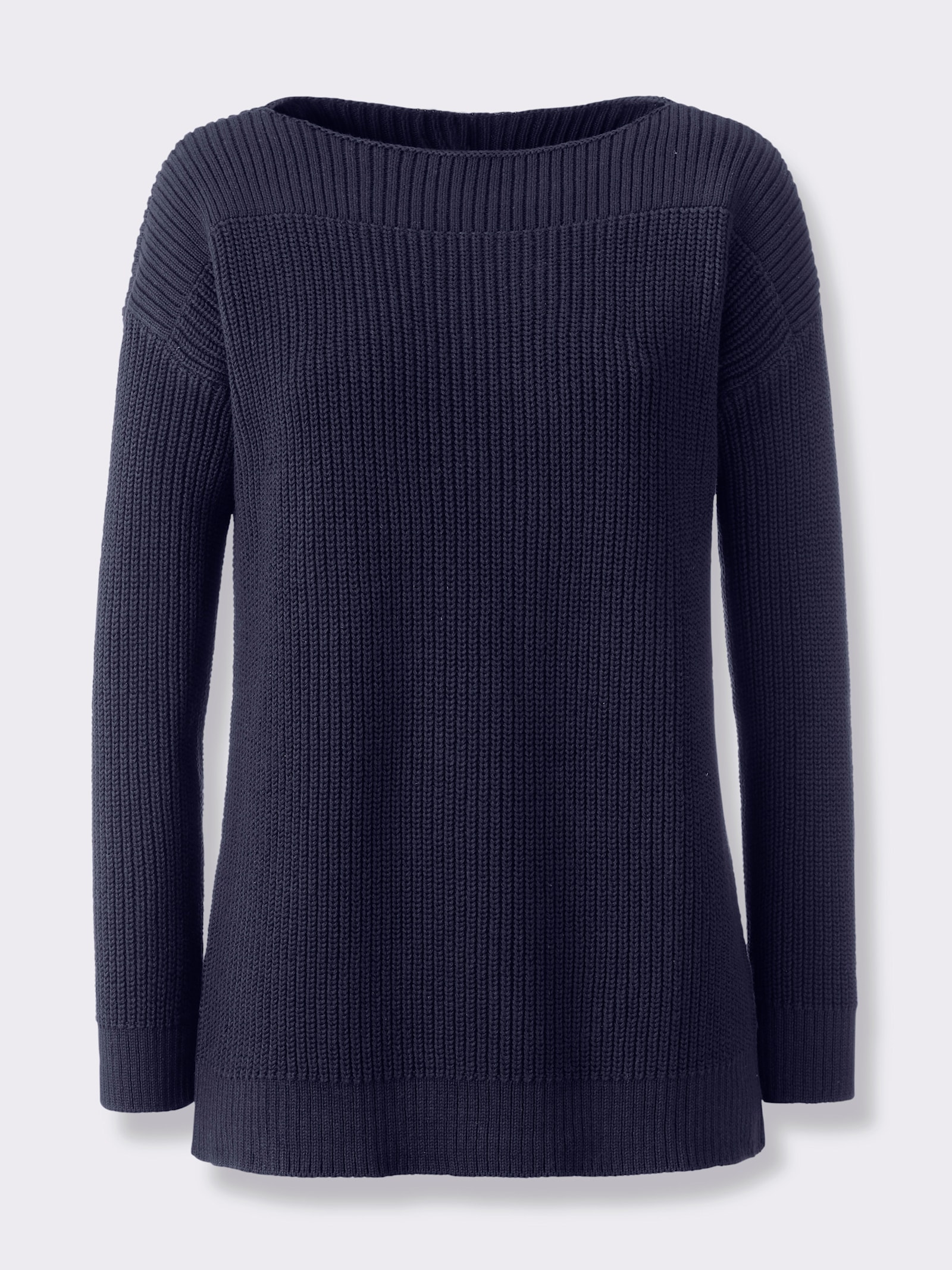 heine Baumwollpullover - marine