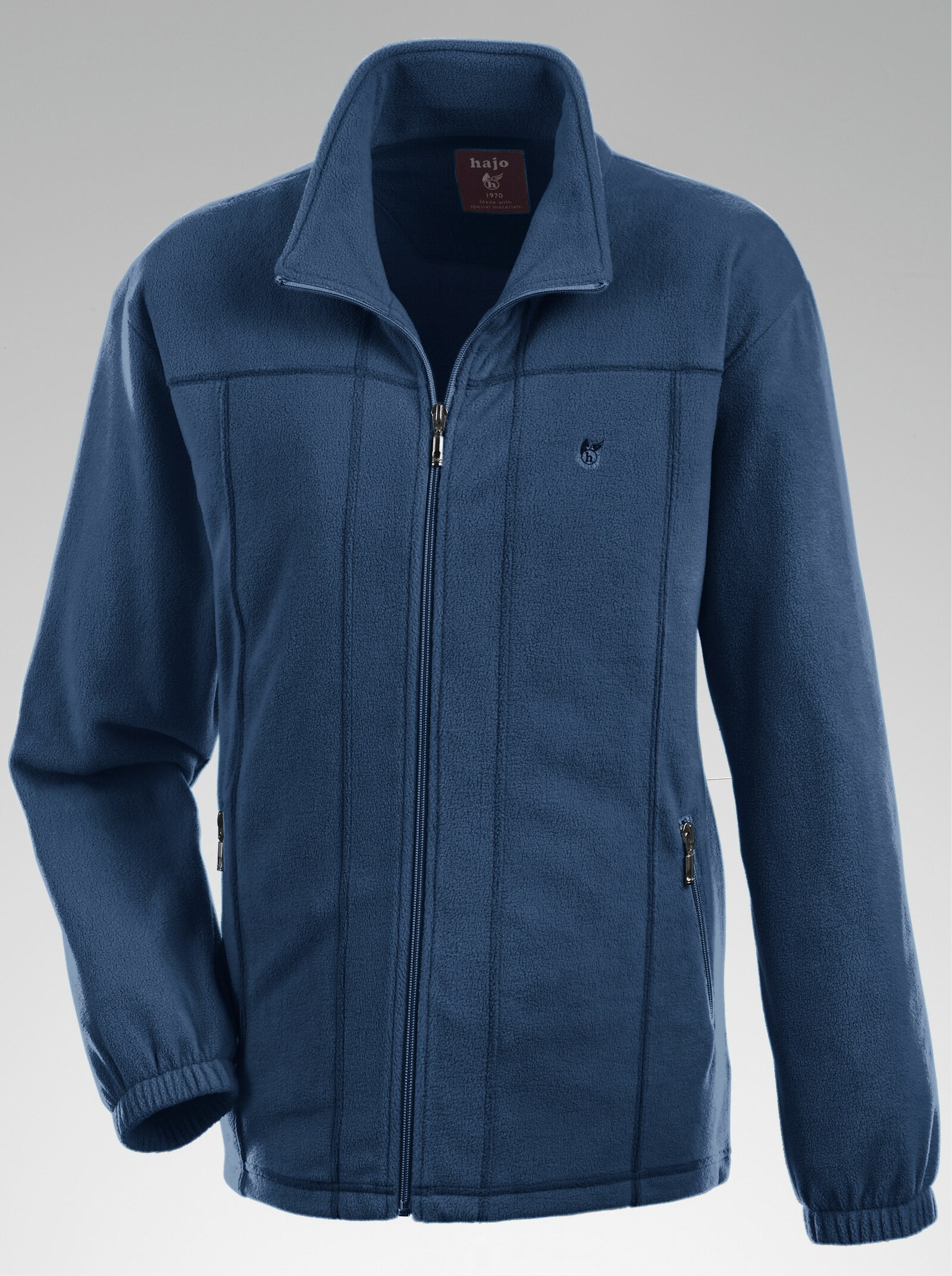 Hajo Fleece-Jacke - jeansblau