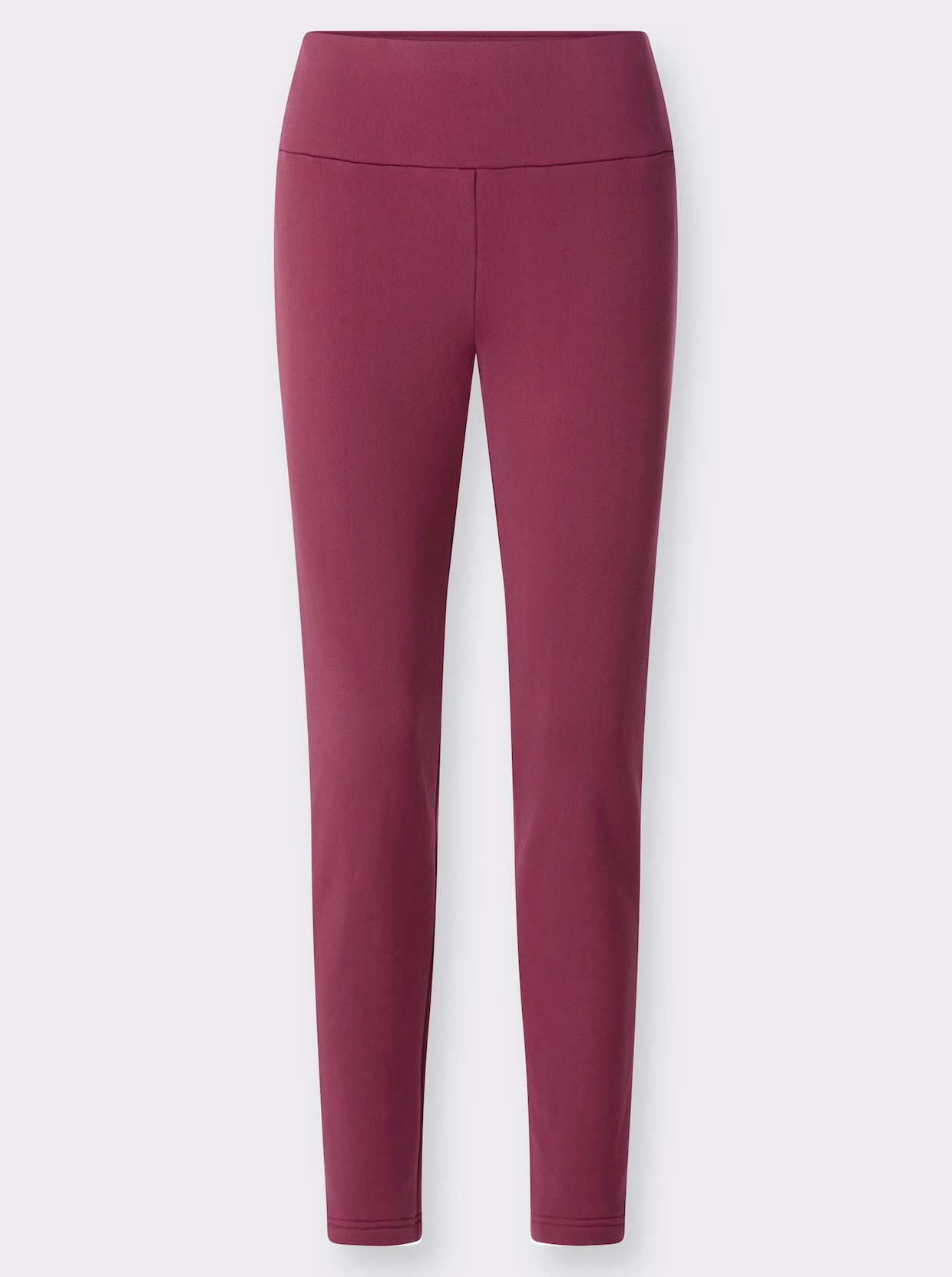 Thermoleggings mit Fleece-Futter - bordeaux