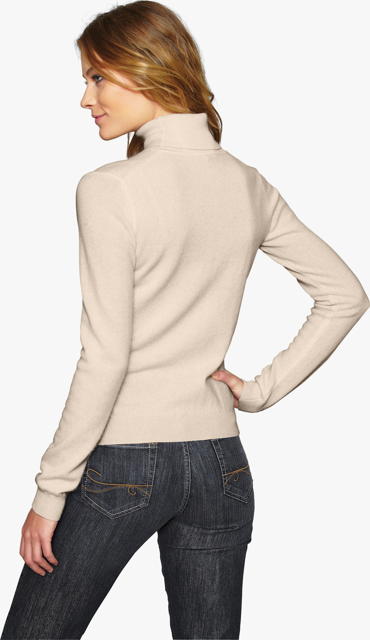 heine Pull en cachemire - blanc cassé