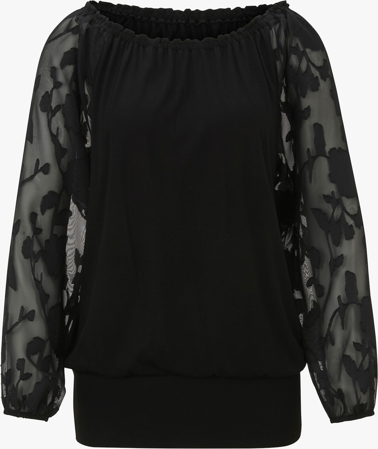 heine T-shirt à manches longues - noir