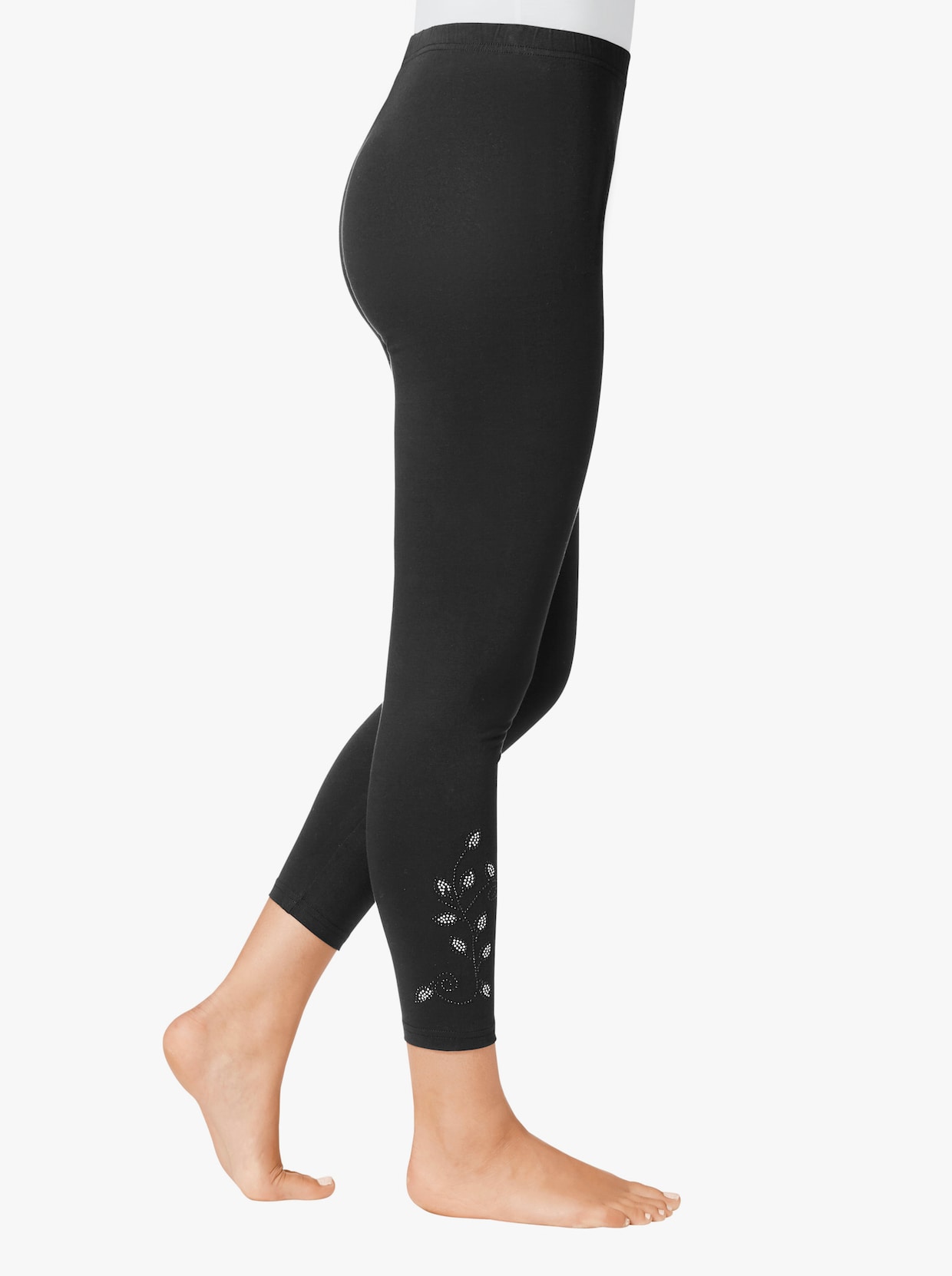 feel good Legging - zwart + prune